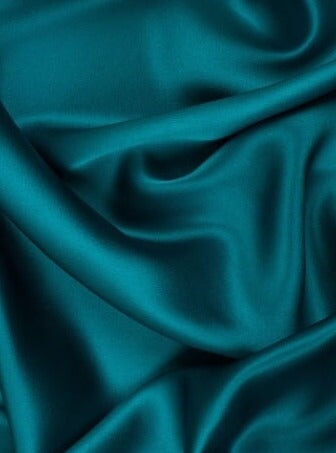 teal green stretch silk, deep teal stretch silk, deep teal silk charmeuse, teal fabric, teal silk, teal satin, deep teal satin, deep teal stretch silk, deep teal polyester silk, silk charmeuse fabric, mulberry silk