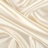 Ivory Silky Stretch Satin