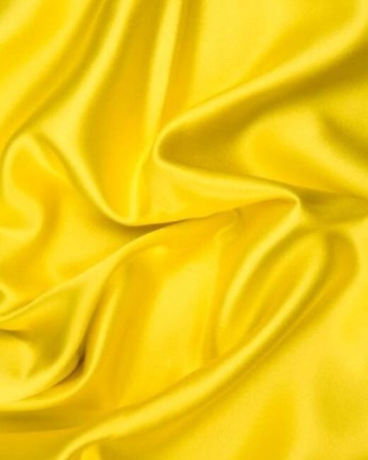 Yellow Silky Stretch Satin