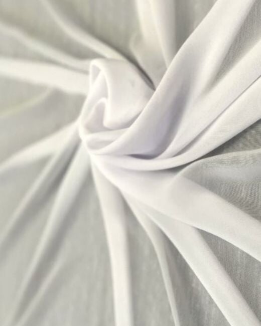 Off White Chiffon