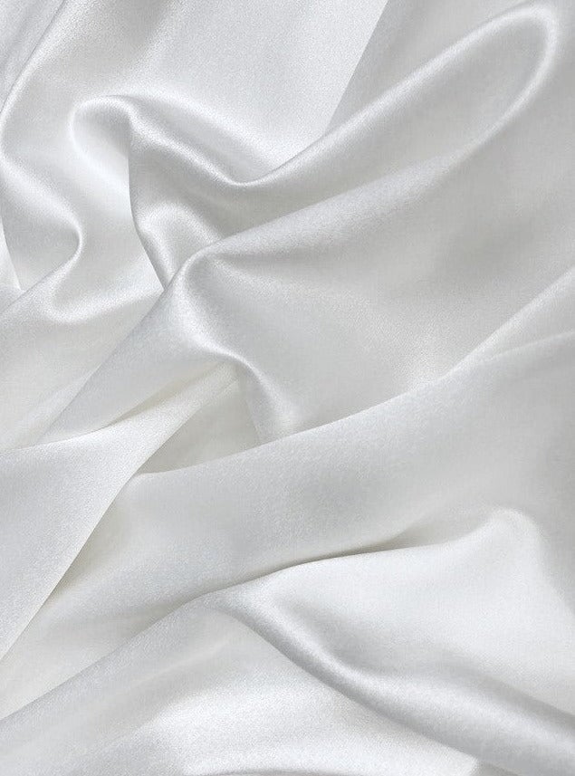 off white stretch crepe back satin, white stretch crepe back satin, milky white stretch crepe back satin, premium stretch crepe back satin, satin for bride, satin for woman, satin in low price, cheap satin, satin on sale