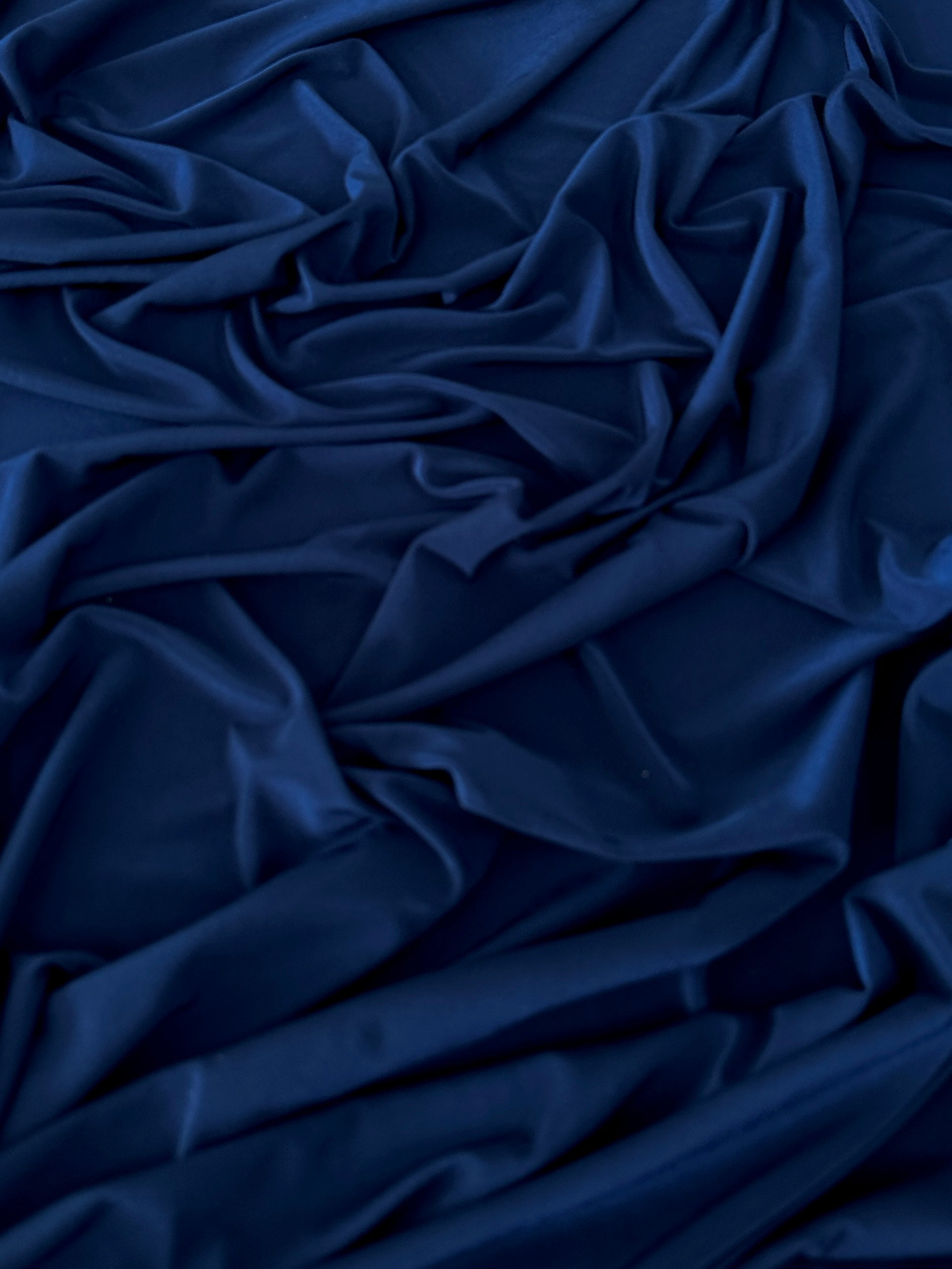 Navy Double Brushed DTY Jersey, blue DTY jersey, light blue DTY jersey, royal blue DTY jersey for woman, dark blue DTY jersey for bride,  DTY jersey on discount, DTY jersey on sale, premium DTY jersey, kiki textile DTY jersey, DTY jersey for party wear, DTY jersey for winter