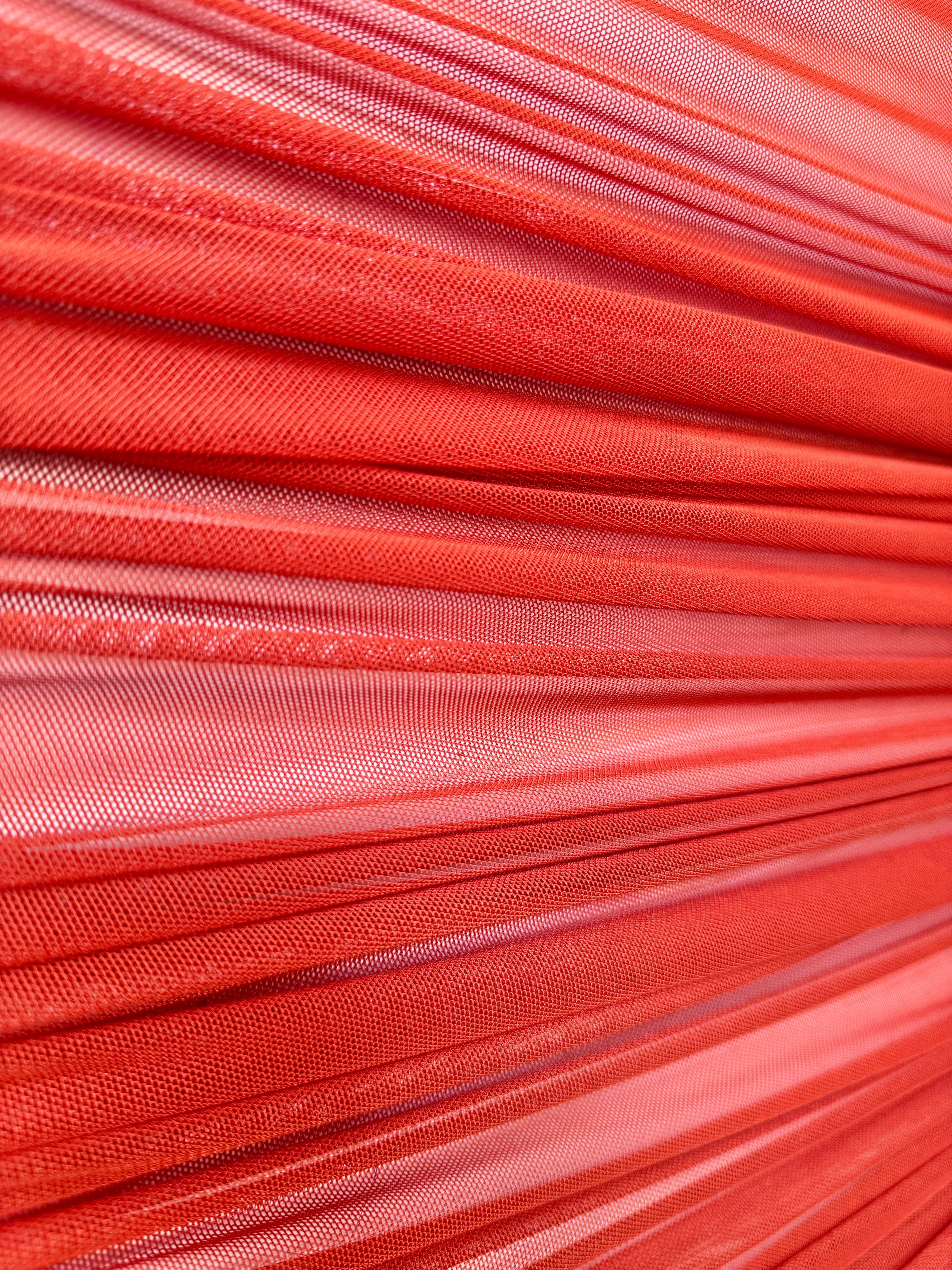 rust 4way stretch power mesh, dark orange power mesh, copper power mesh, rust power mesh