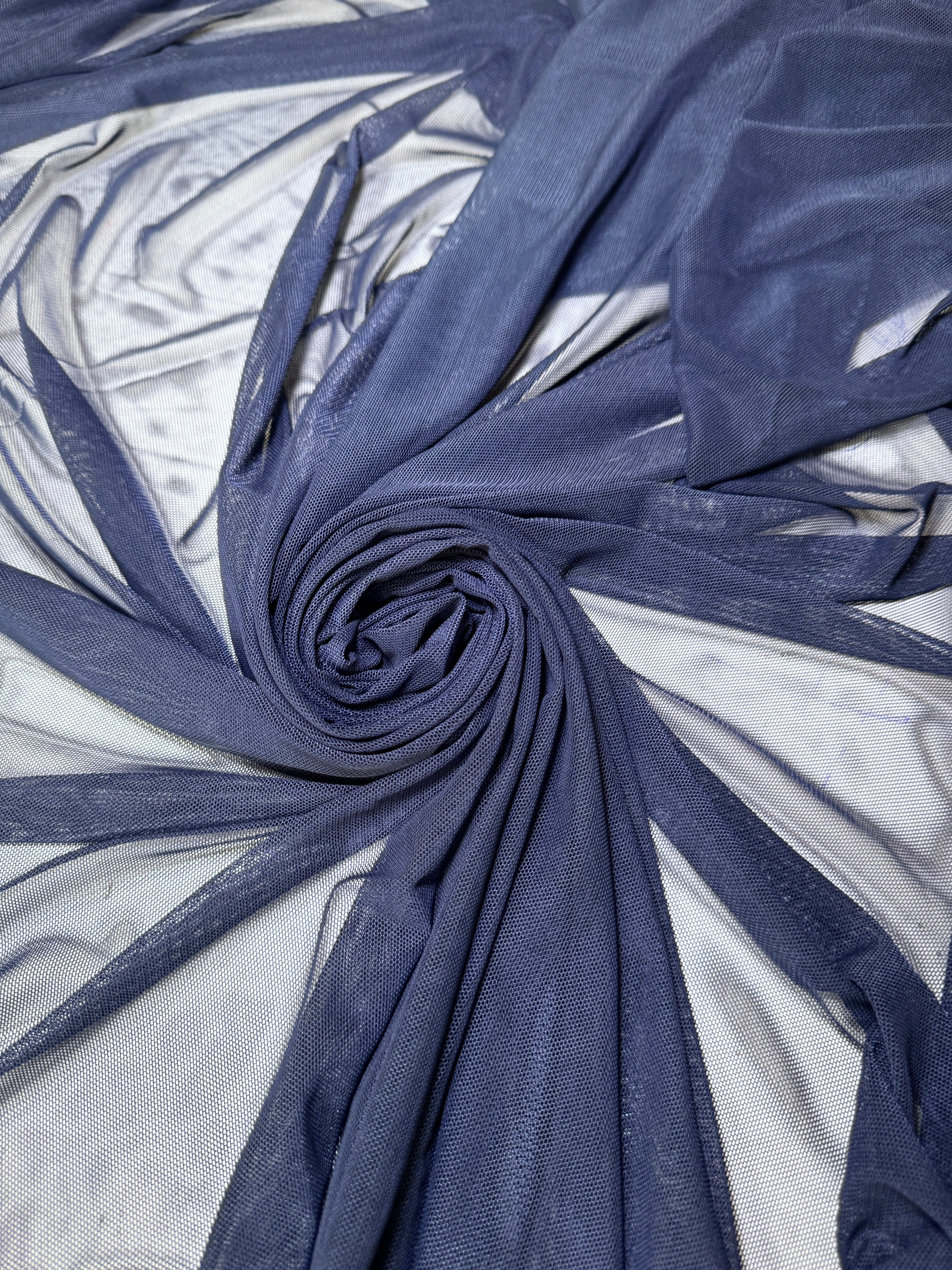 navy 4way stretch power mesh, dark blue power mesh, blue power mesh, light blue power mesh