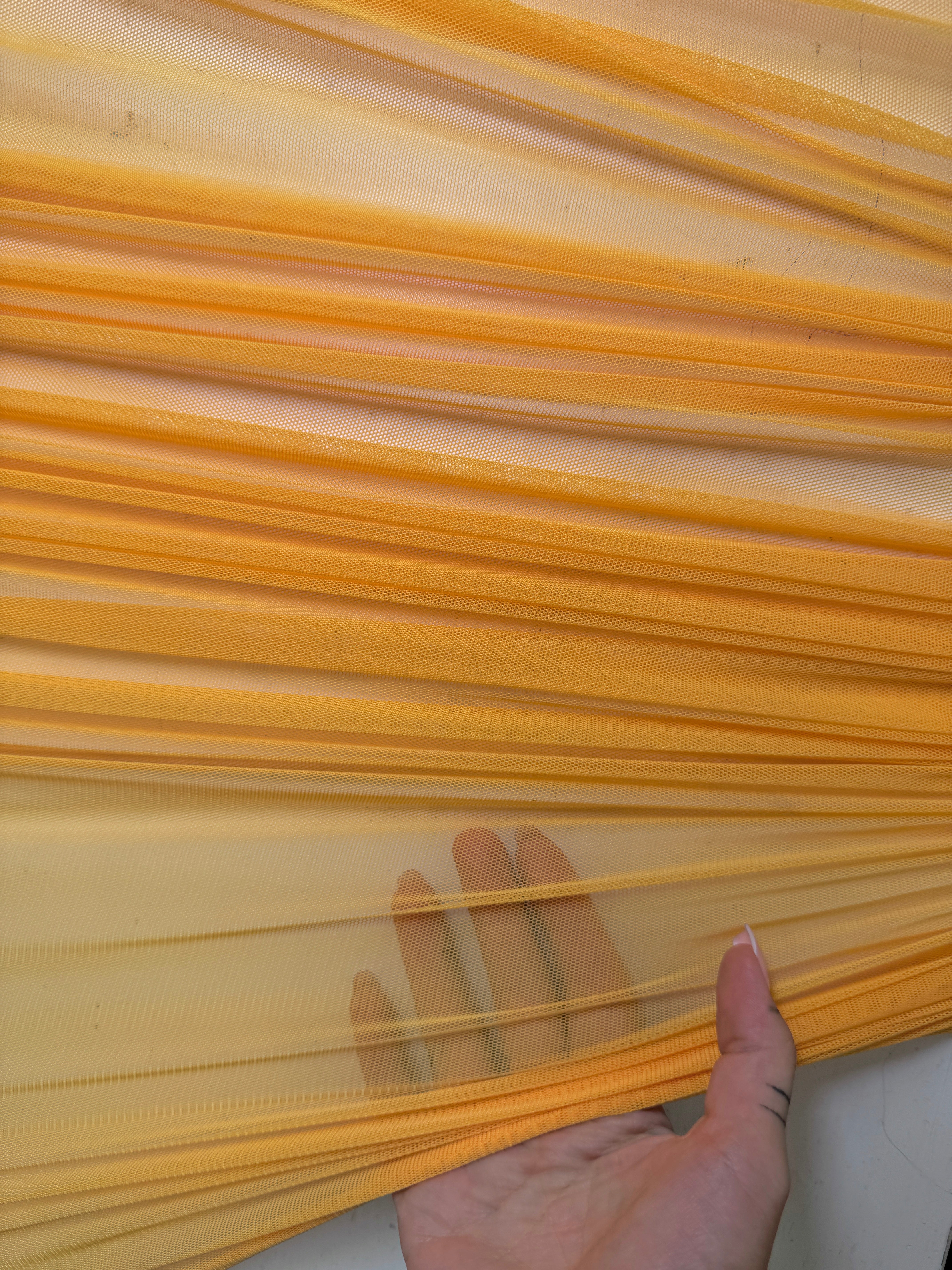 yellow 4way stretch power mesh, dark yellow power mesh, light mustard power mesh, light yellow power mesh