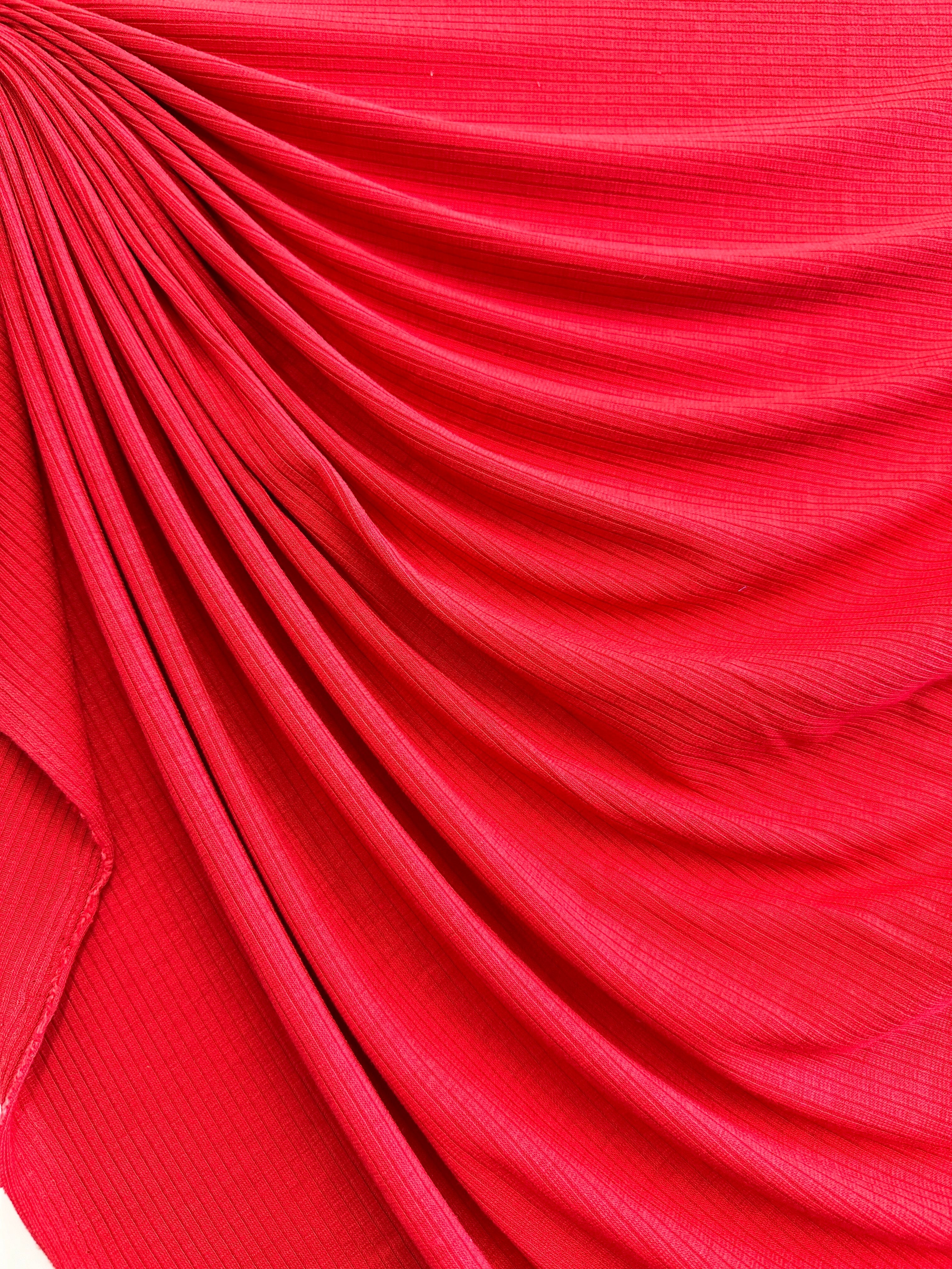 Red Solid Rib Knit, Shop Fabrics Online, Sewing, Fabric Store, Sewing Store, Cheap Fabric Store, Kiki Textiles, Textile by the Yard