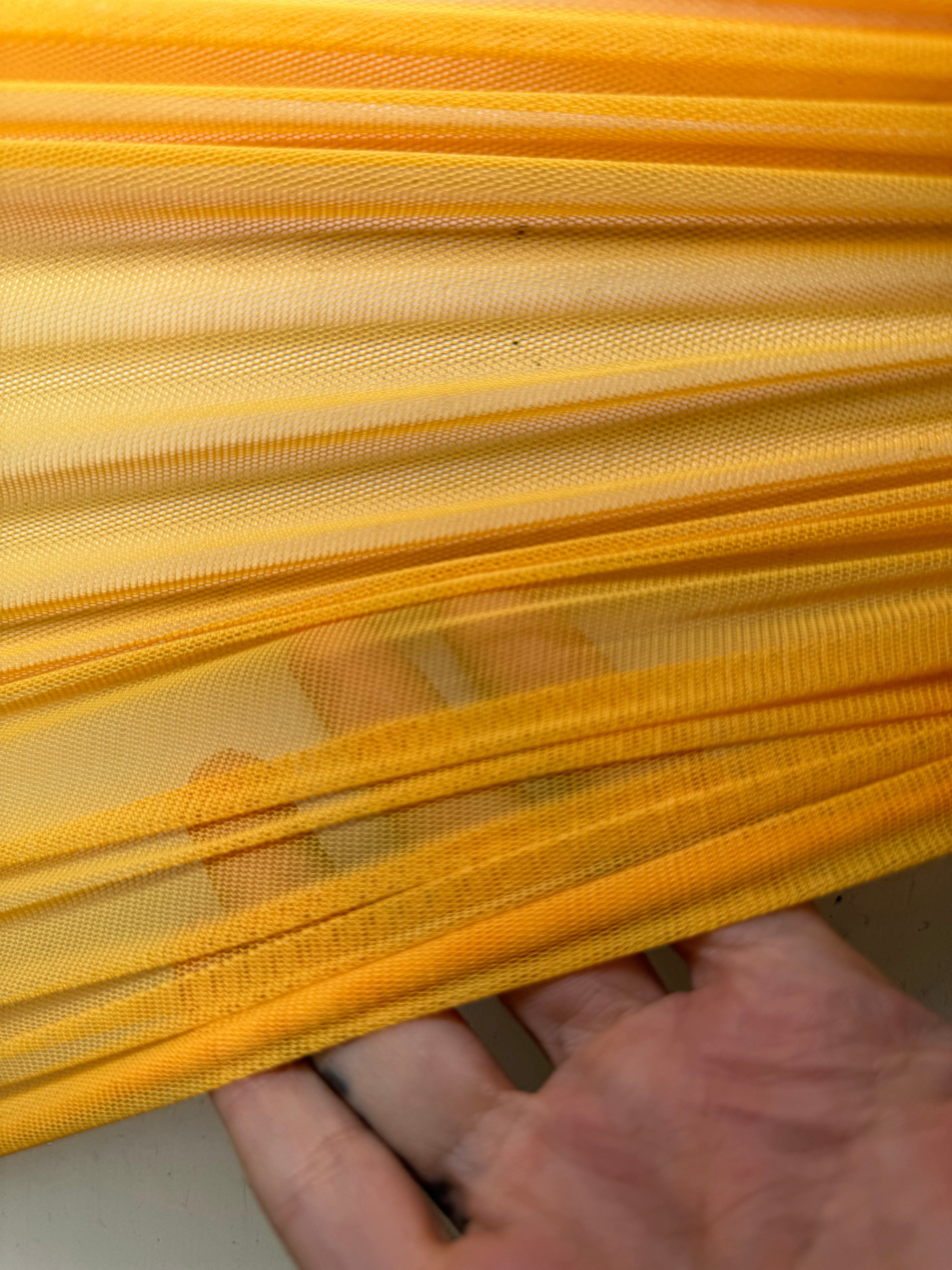 yellow 4way stretch power mesh, dark yellow power mesh, light mustard power mesh, light yellow power mesh