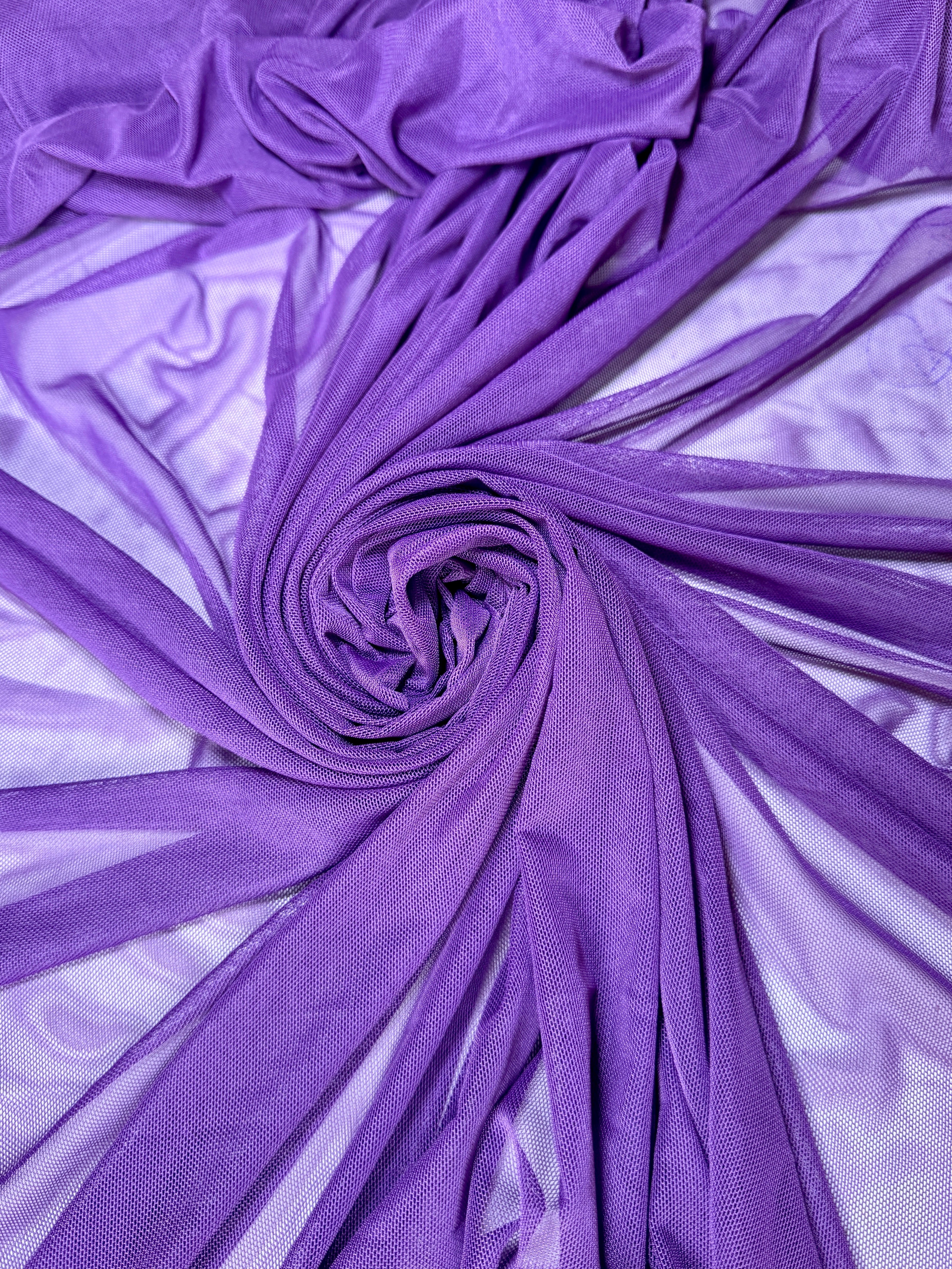 purple 4way stretch power mesh, dark purple power mesh, light purple power mesh, lavender power mesh