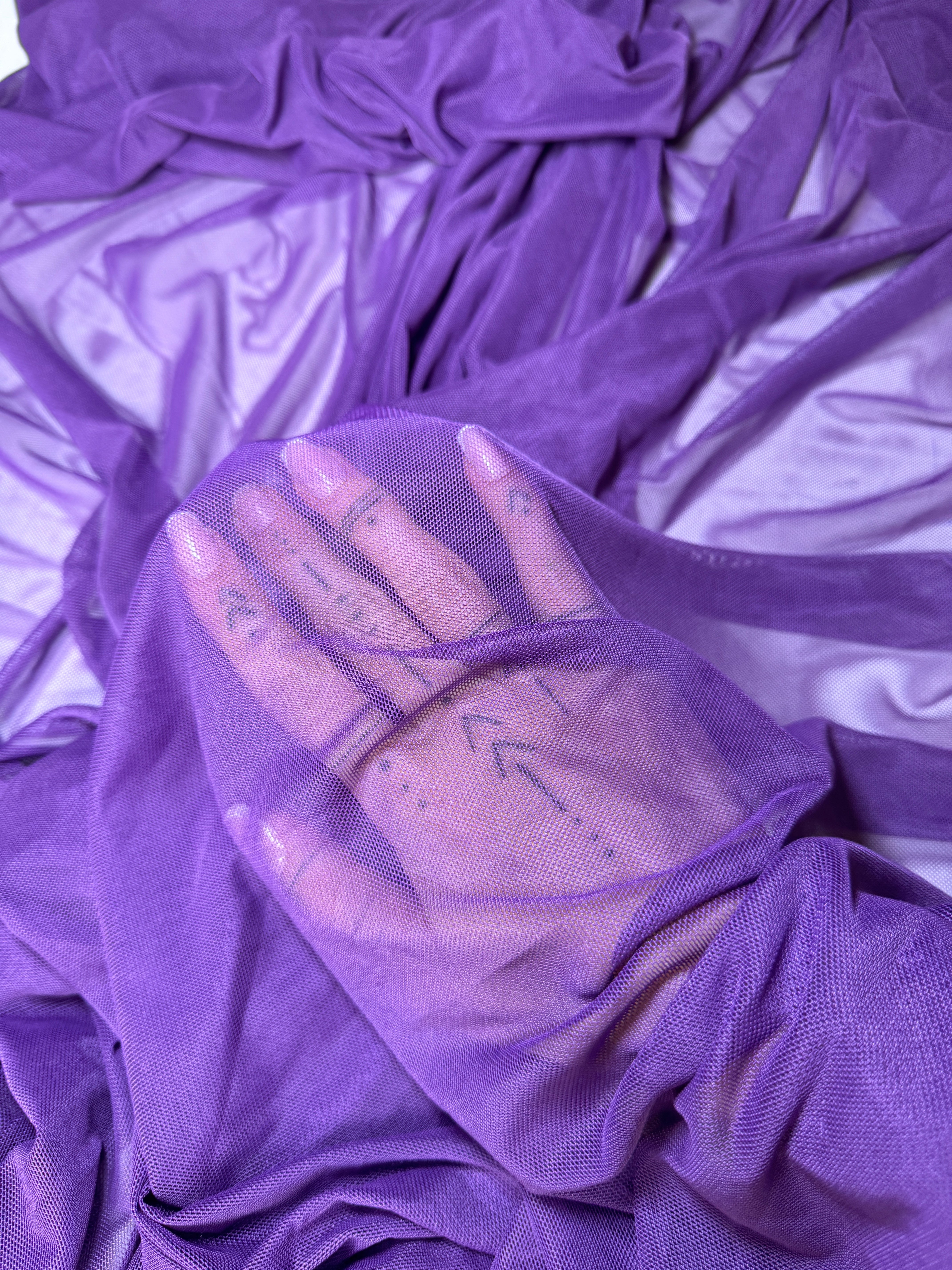 purple 4way stretch power mesh, dark purple power mesh, light purple power mesh, lavender power mesh