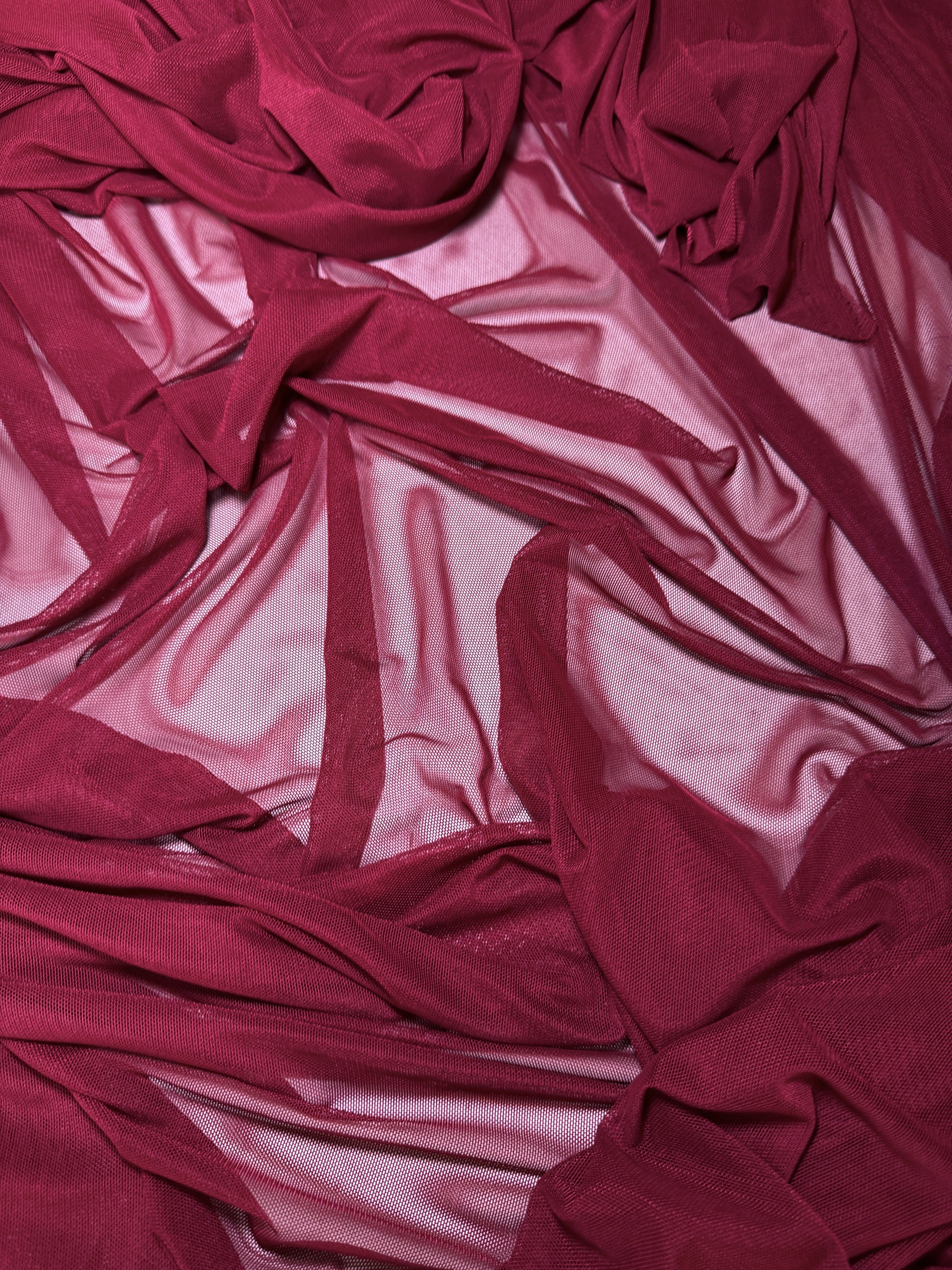 burgundy 4way stretch power mesh, dark maroon power mesh, maroon power mesh, dark red power mesh