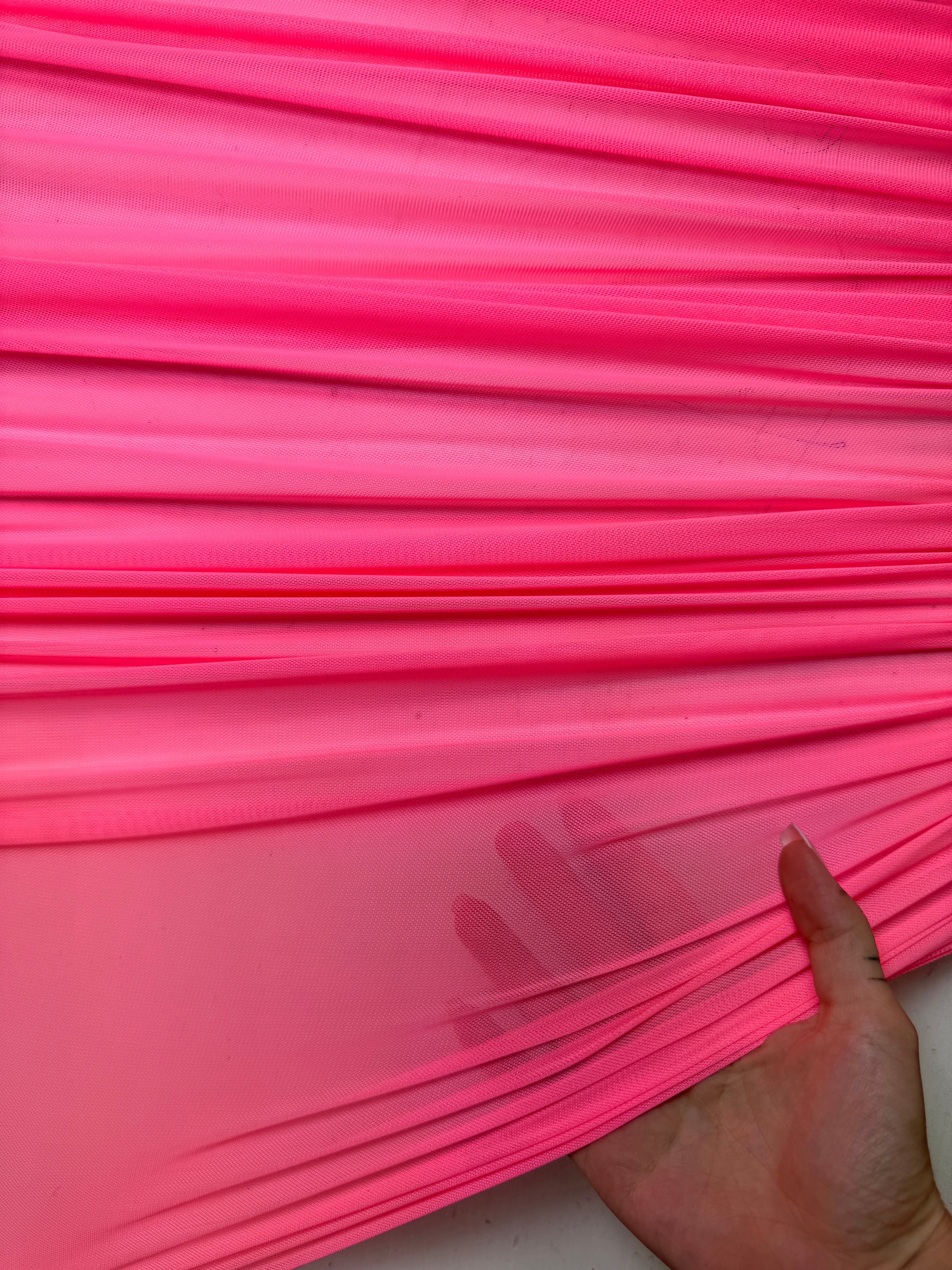 neon pink 4way stretch power mesh, dark pink power mesh,light pink power mesh, fuchsia power mesh