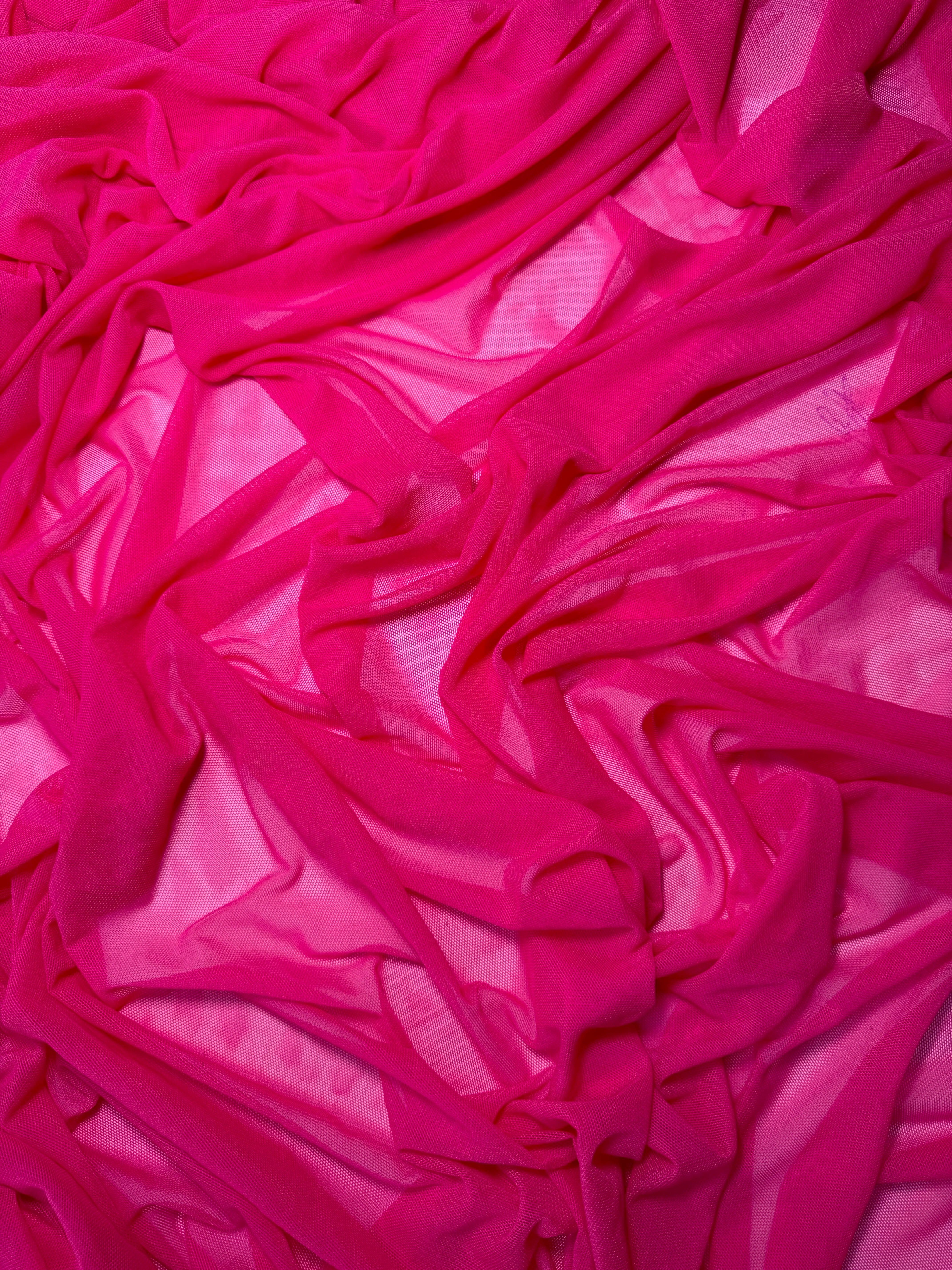hot pink 4way stretch power mesh, pink power mesh, light pink power mesh, fuchsia power mesh