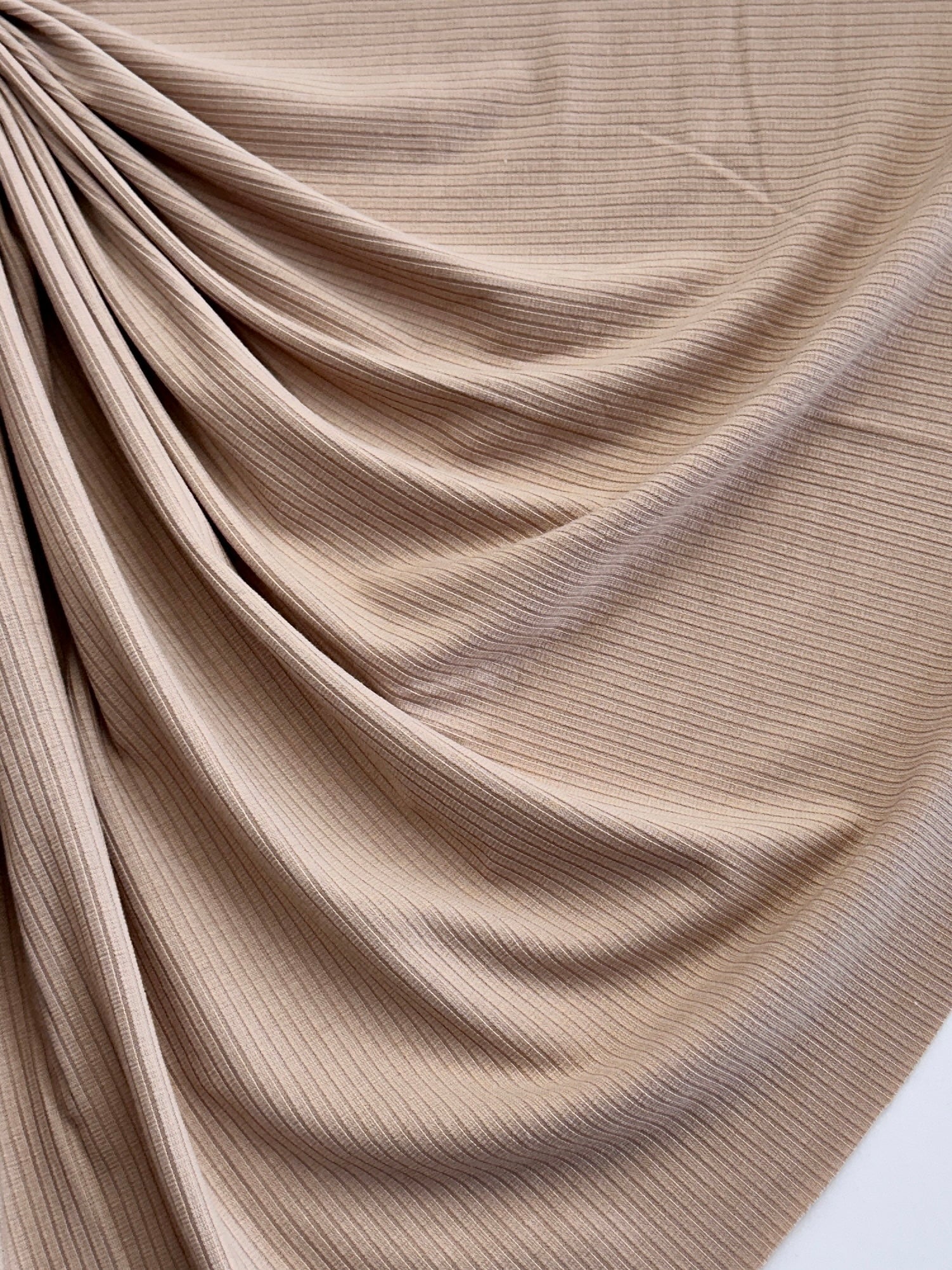 Khaki Solid Rib Knit, Shop Fabrics Online, Sewing, Fabric Store, Sewing Store, Cheap Fabric Store, Kiki Textiles, Textile by the Yard