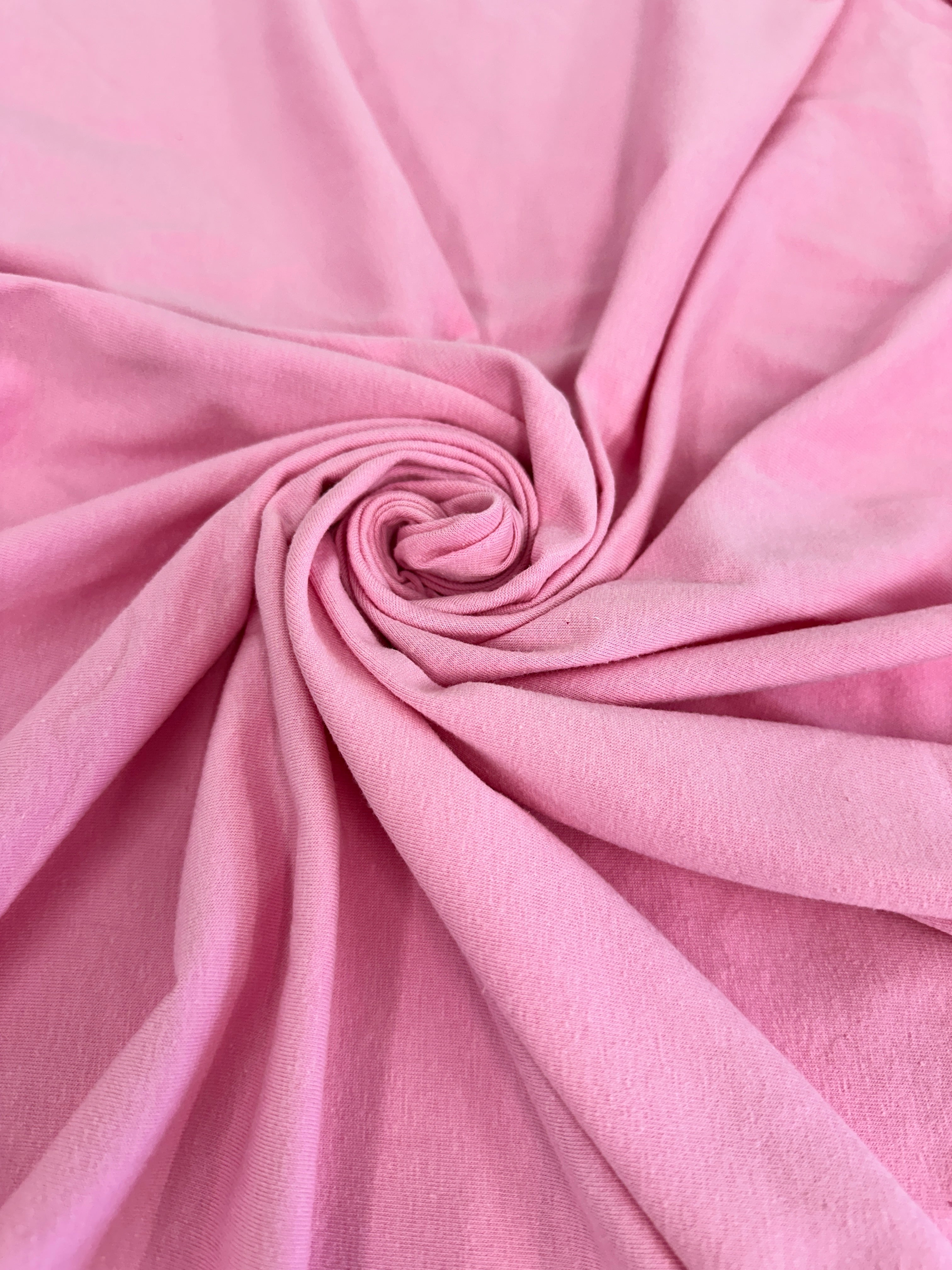 Baby Pink Cotton Jersey Knit, shop fabrics online, sewing, fabric store, sewing store, cheap fabric store, kiki textiles, textile by the yard