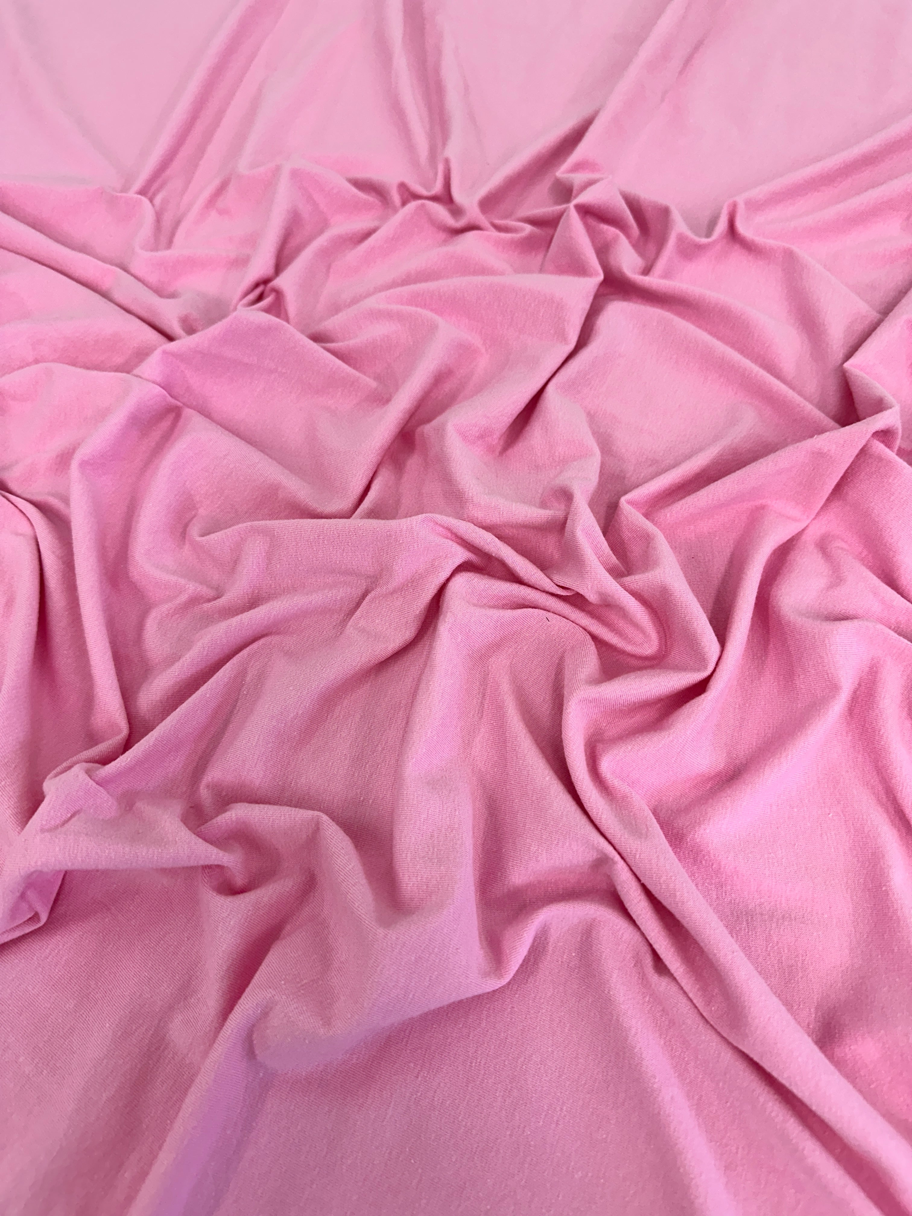 Baby Pink Cotton Jersey Knit, shop fabrics online, sewing, fabric store, sewing store, cheap fabric store, kiki textiles, textile by the yard