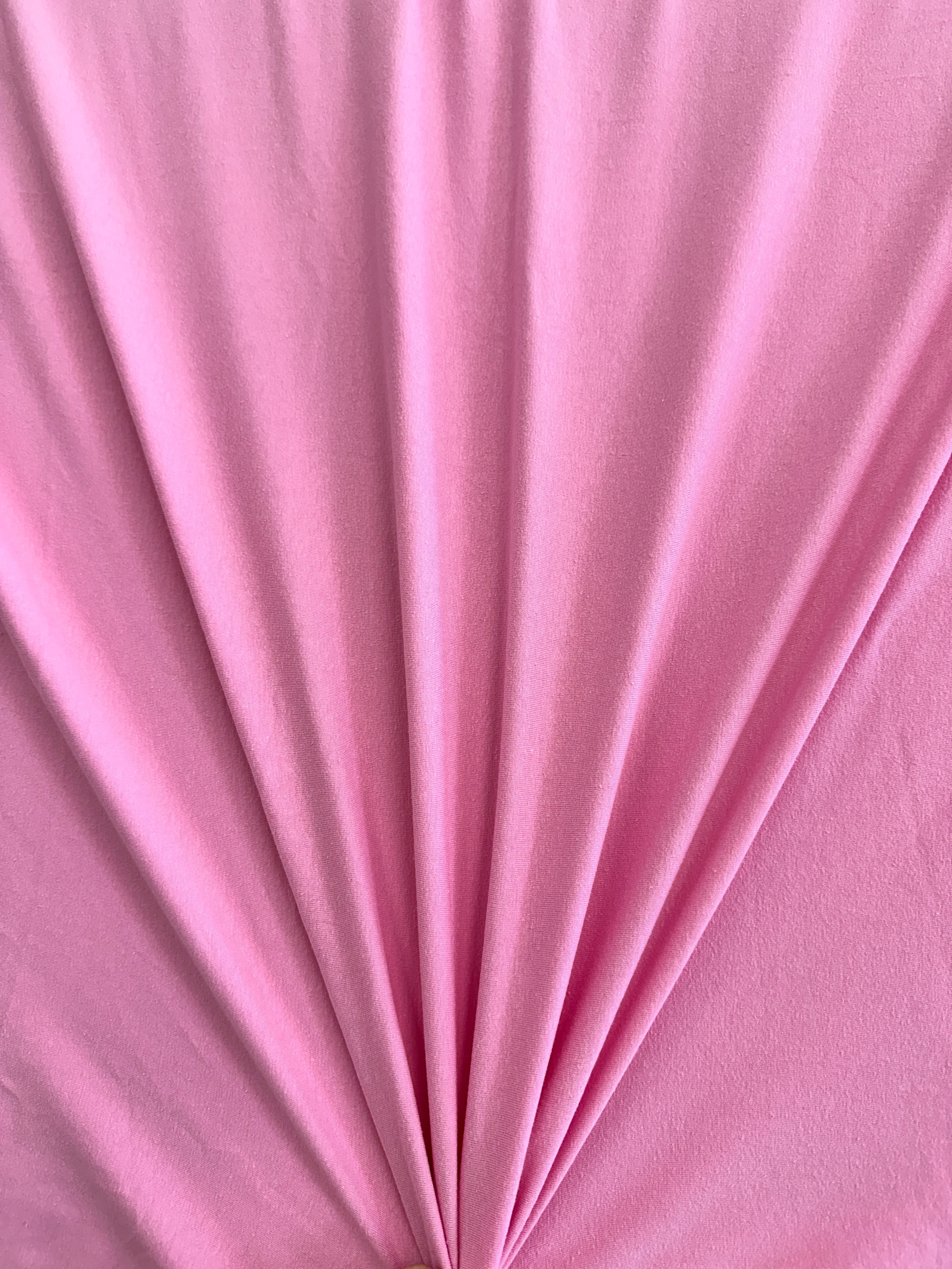 Baby Pink Cotton Jersey Knit, shop fabrics online, sewing, fabric store, sewing store, cheap fabric store, kiki textiles, textile by the yard