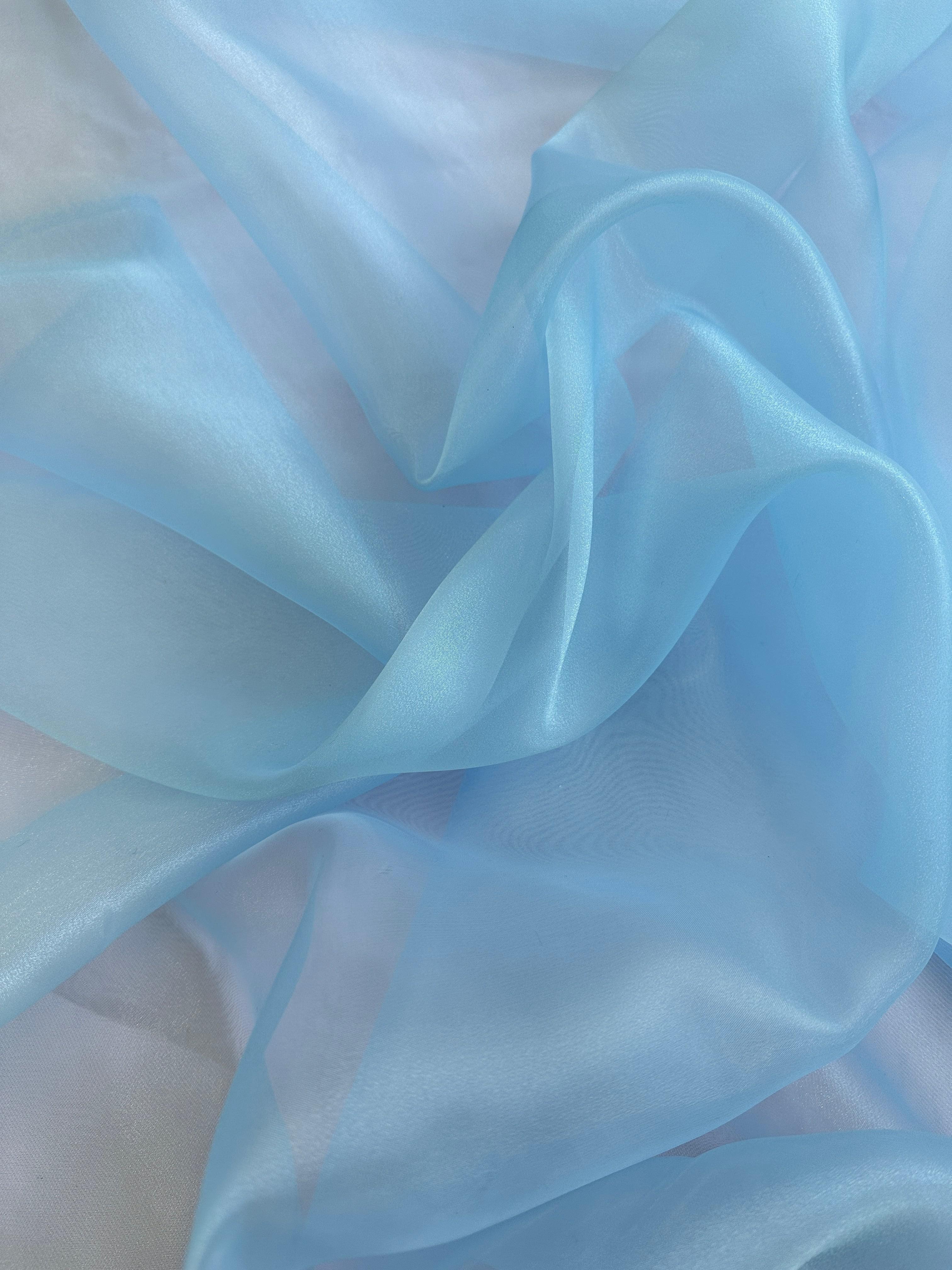 baby blue Crystal Organza, blue Crystal Organza for woman, light blue Crystal Organza, dark blue Crystal Organza, Crystal Organza in low price, Crystal Organza for bride, Crystal Organza for party wear, premium Crystal Organza, Crystal Organza in low price