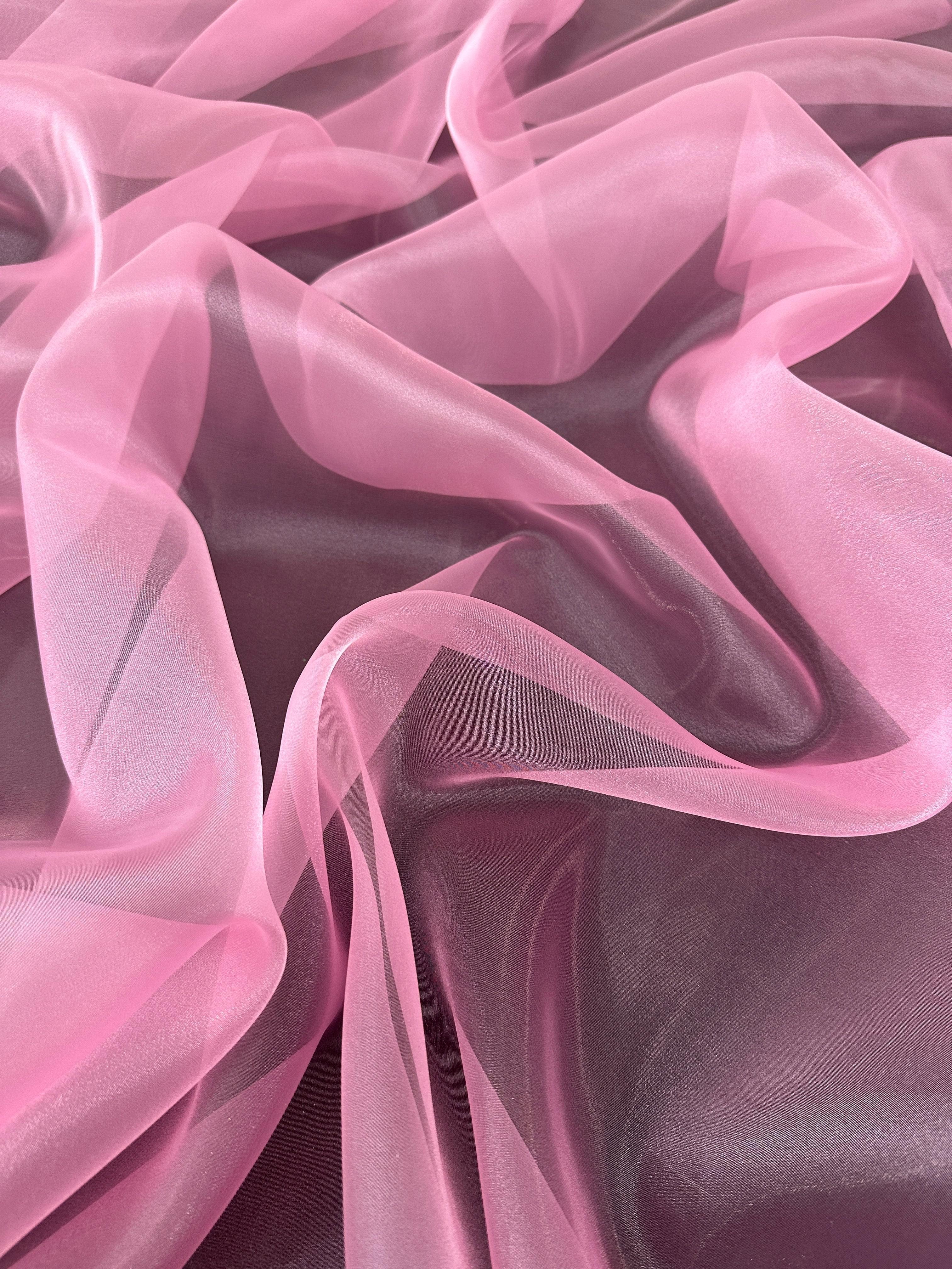 pink organza, baby pink organza, rose pink organza, organza for woman, organza in low price, organza on discount, premium organza, organza on sale