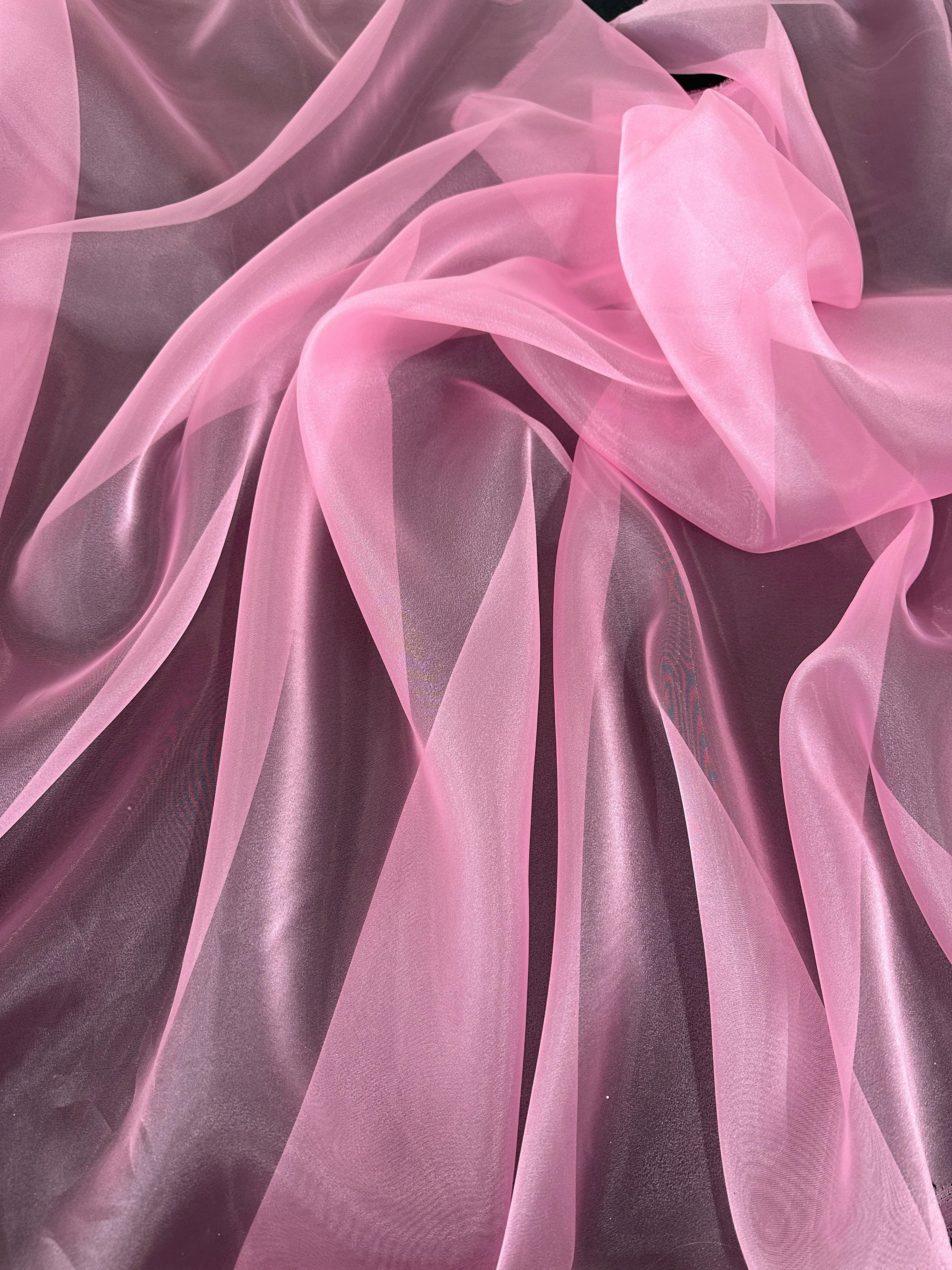 pink organza, baby pink organza, rose pink organza, organza for woman, organza in low price, organza on discount, premium organza, organza on sale
