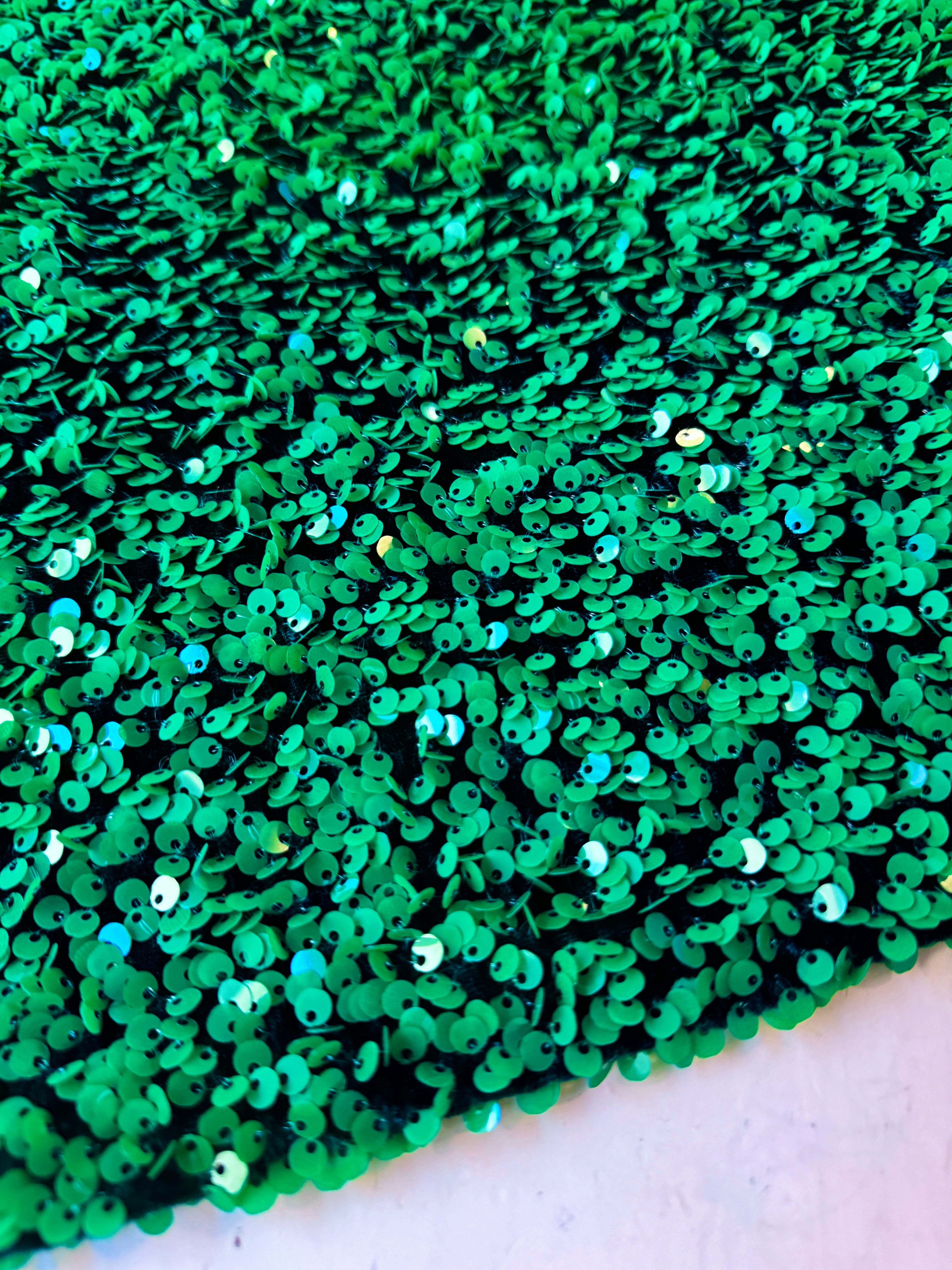 vibrant green sequin on velvet, light green sequin on velvet, dark green sequin on velvet, green sequin on velvet, sequin on velvet for woman, sequin on velvet for bride, premium sequin on velvet, sequin on velvet on discount, sequin on velvet on sale, buy sequin on velvet online