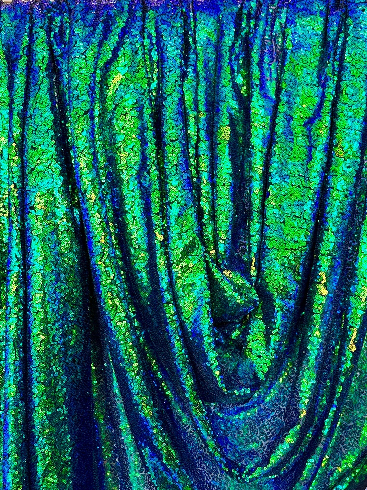 Green Iridescent sequin on mesh, Green Iridescent Disco Fabric, light green sequin on mesh, dark green sequin on mesh, Khaki green sequin on mesh, Stretch sequin mesh, mesh for woman, sequin on mesh for bride, sequin on mesh for party wear, mesh on discount, mesh on sale, premium sequin mesh, buy sequin mesh online