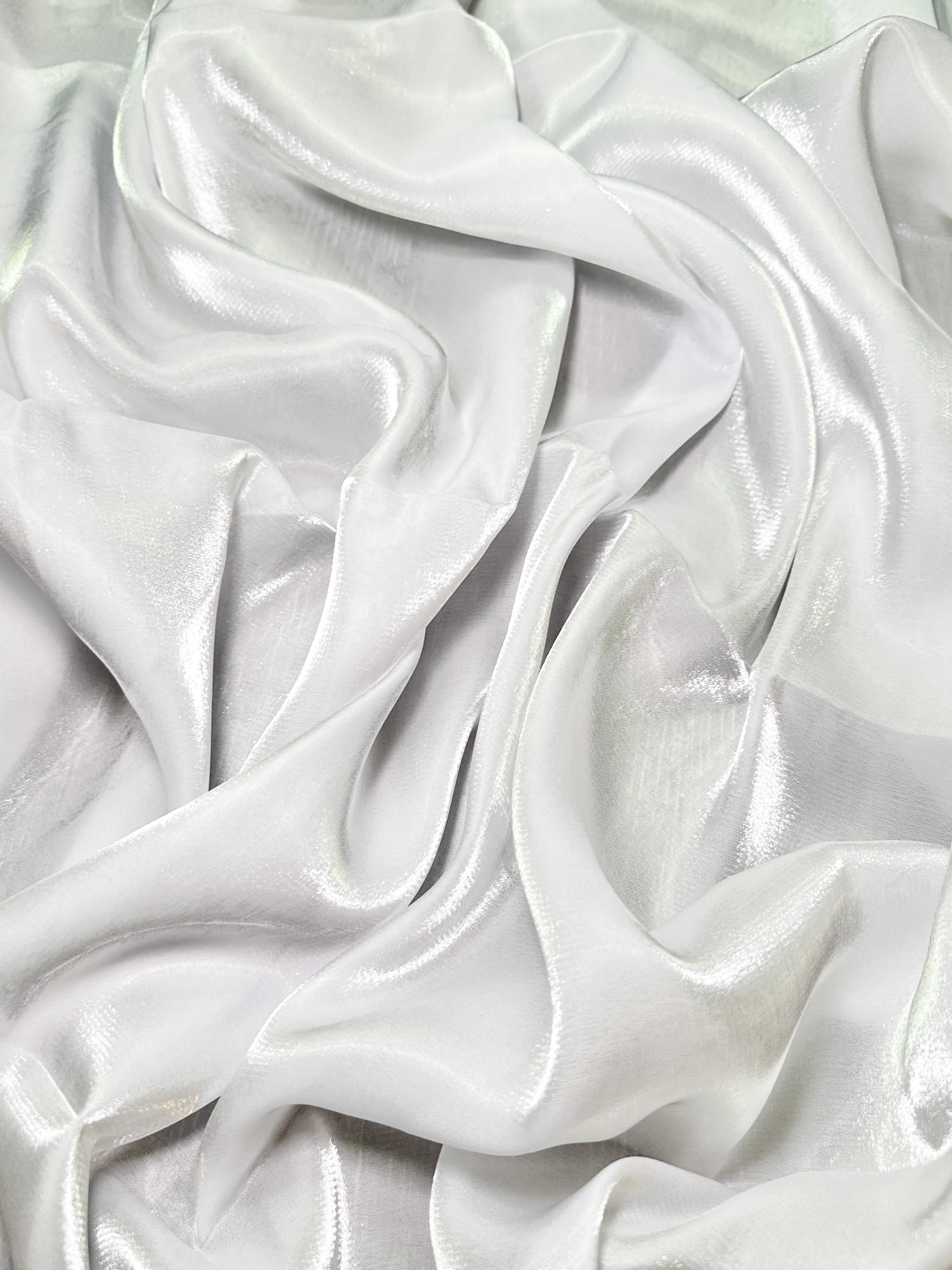 White Water Liquid Shimmery Chiffon, Premium Glittery Chiffon, Wet Chiffon, Shimmery Chiffon, Fancy fabric, Luxurious liquid fabric, Chiffon for women
