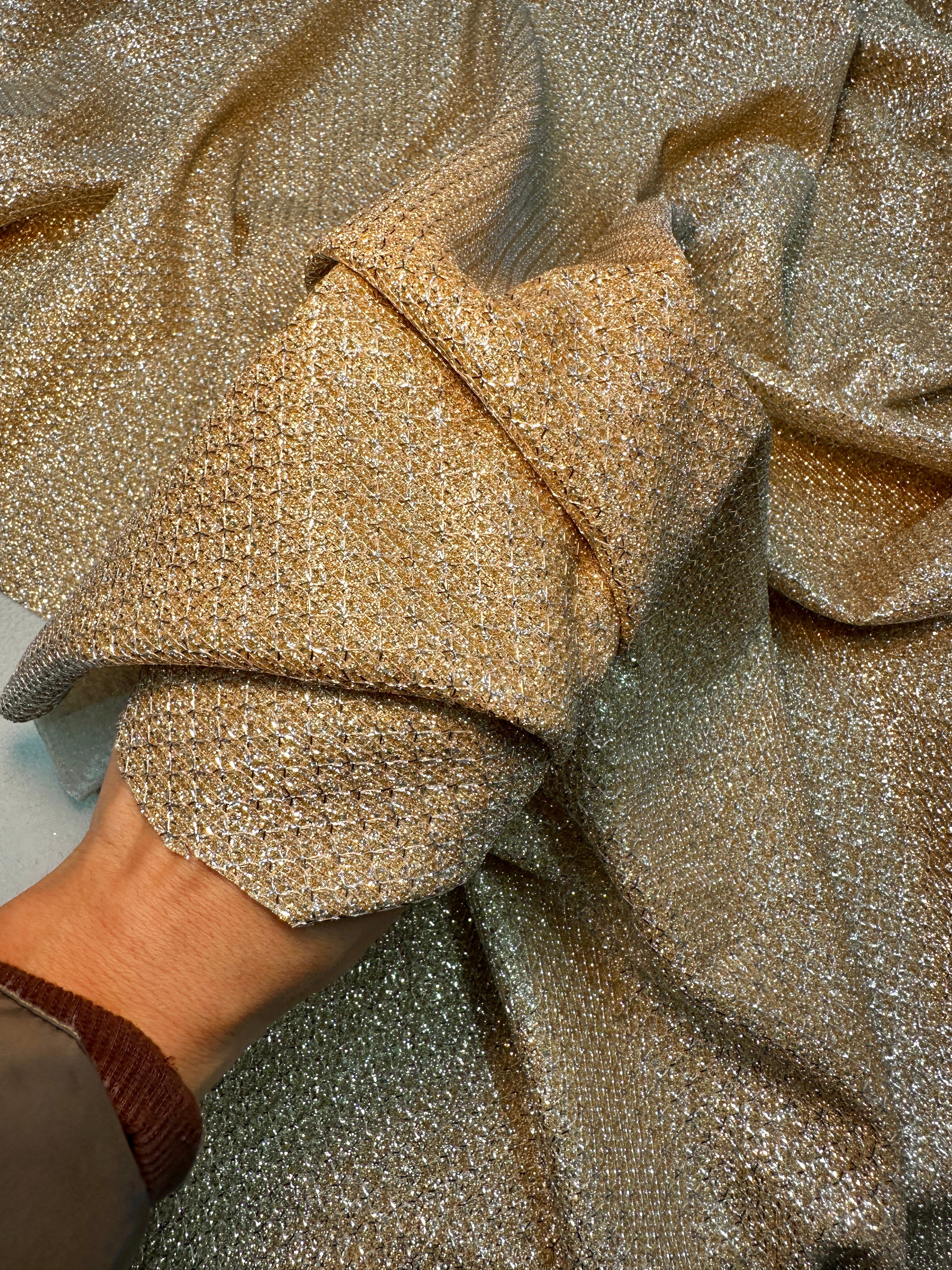 Gold Shimmery Metallic Brocade, Fabric Store, Sewing Store, Cheap Fabric Store, Kiki Textiles, Textile by the Yard