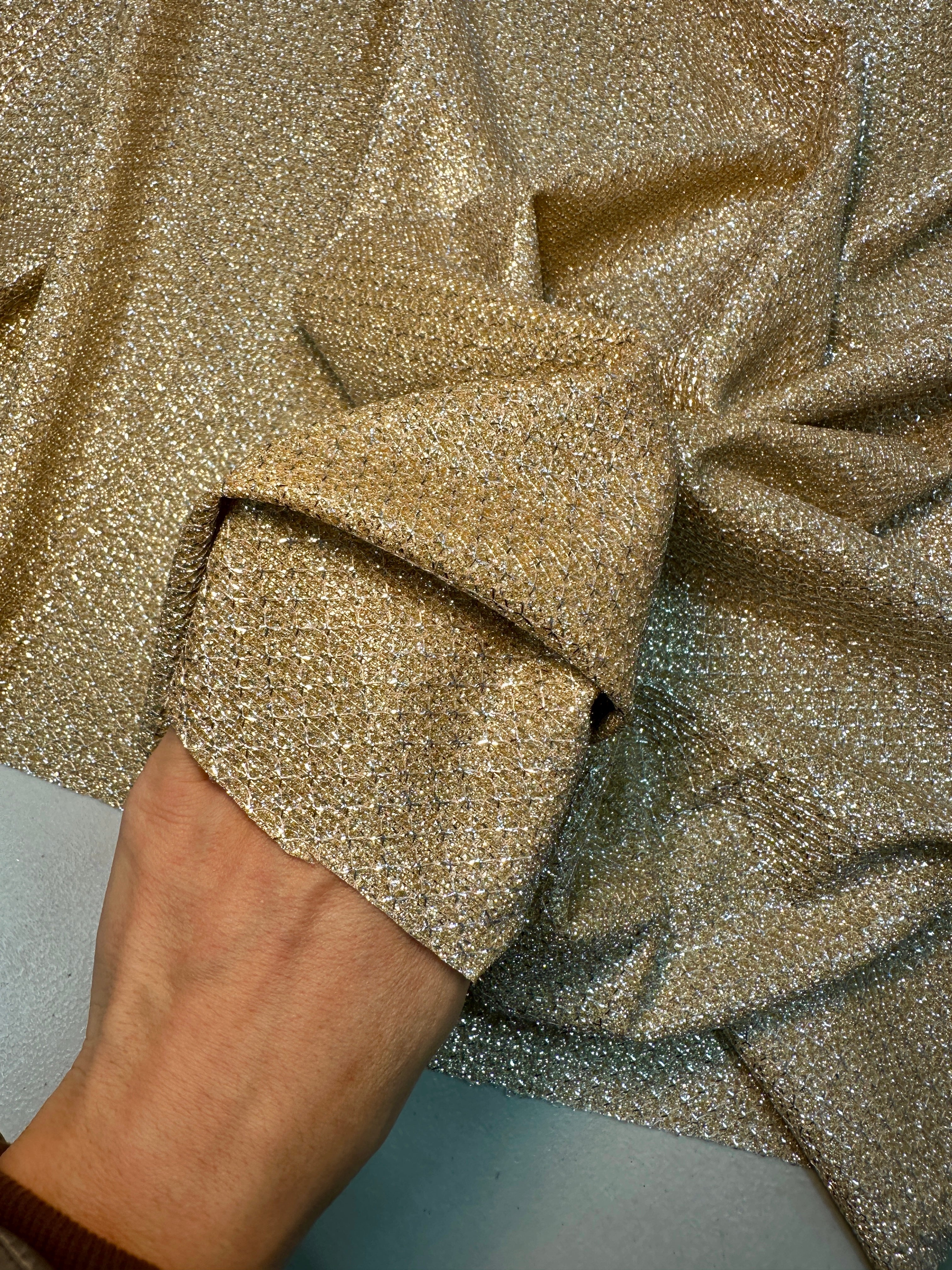 Gold Shimmery Metallic Brocade, Fabric Store, Sewing Store, Cheap Fabric Store, Kiki Textiles, Textile by the Yard