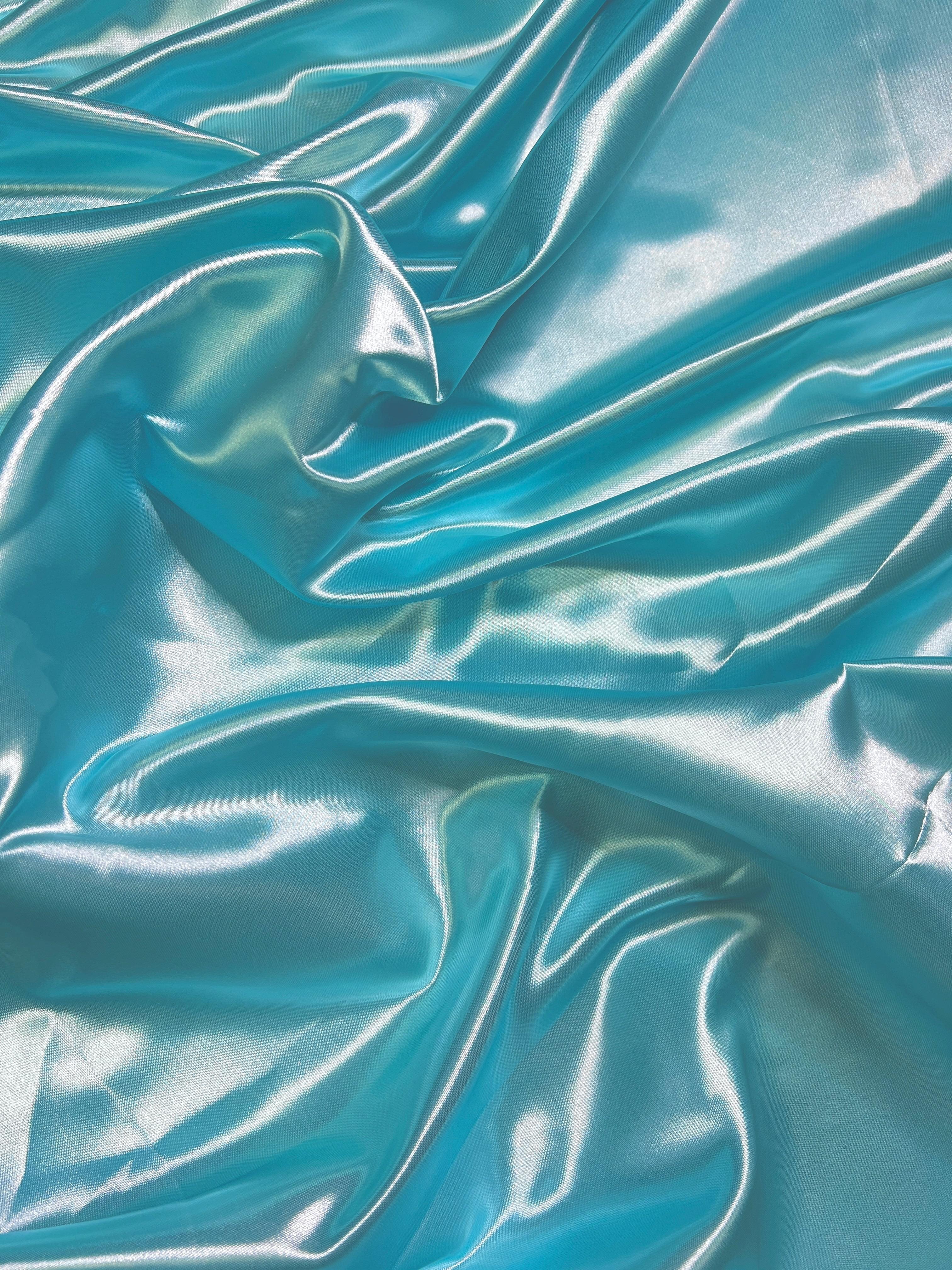Baby Blue Duchesse Satin