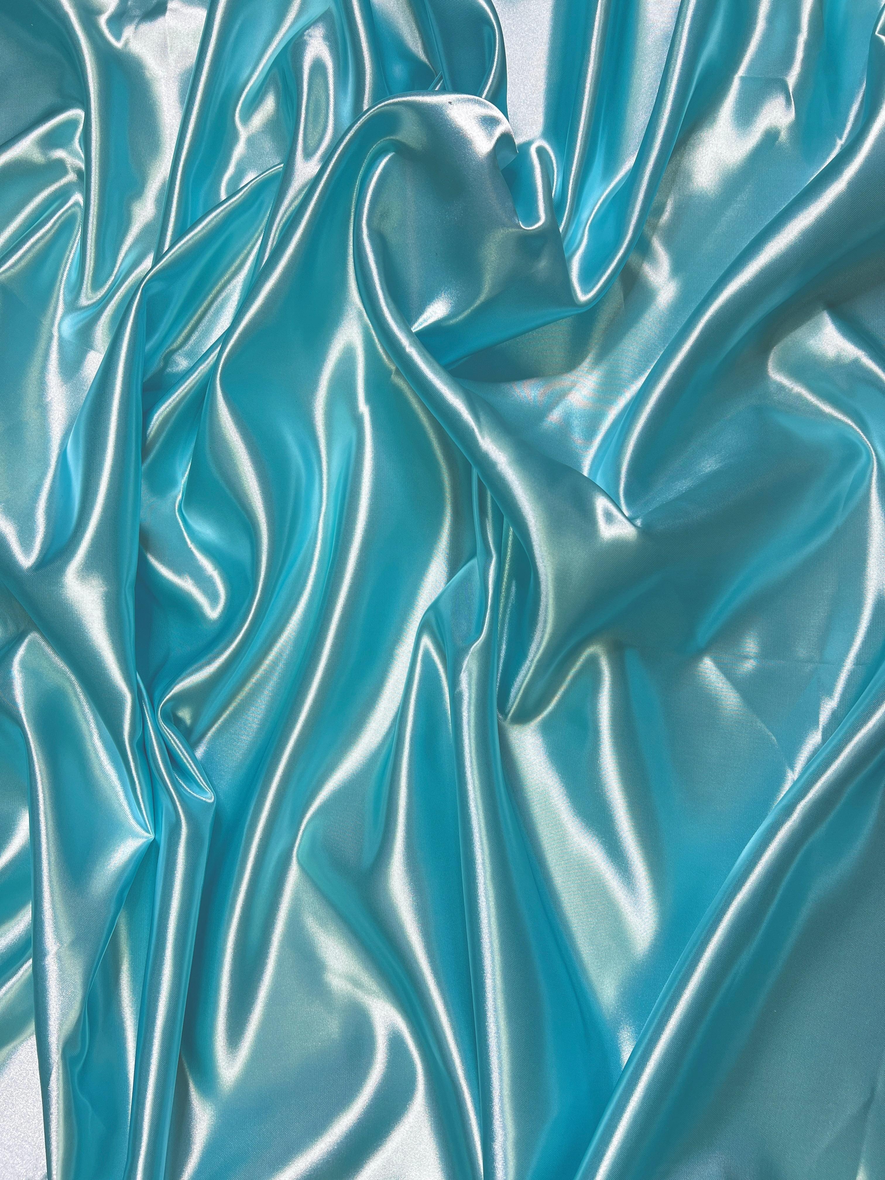 Baby Blue Duchesse Satin