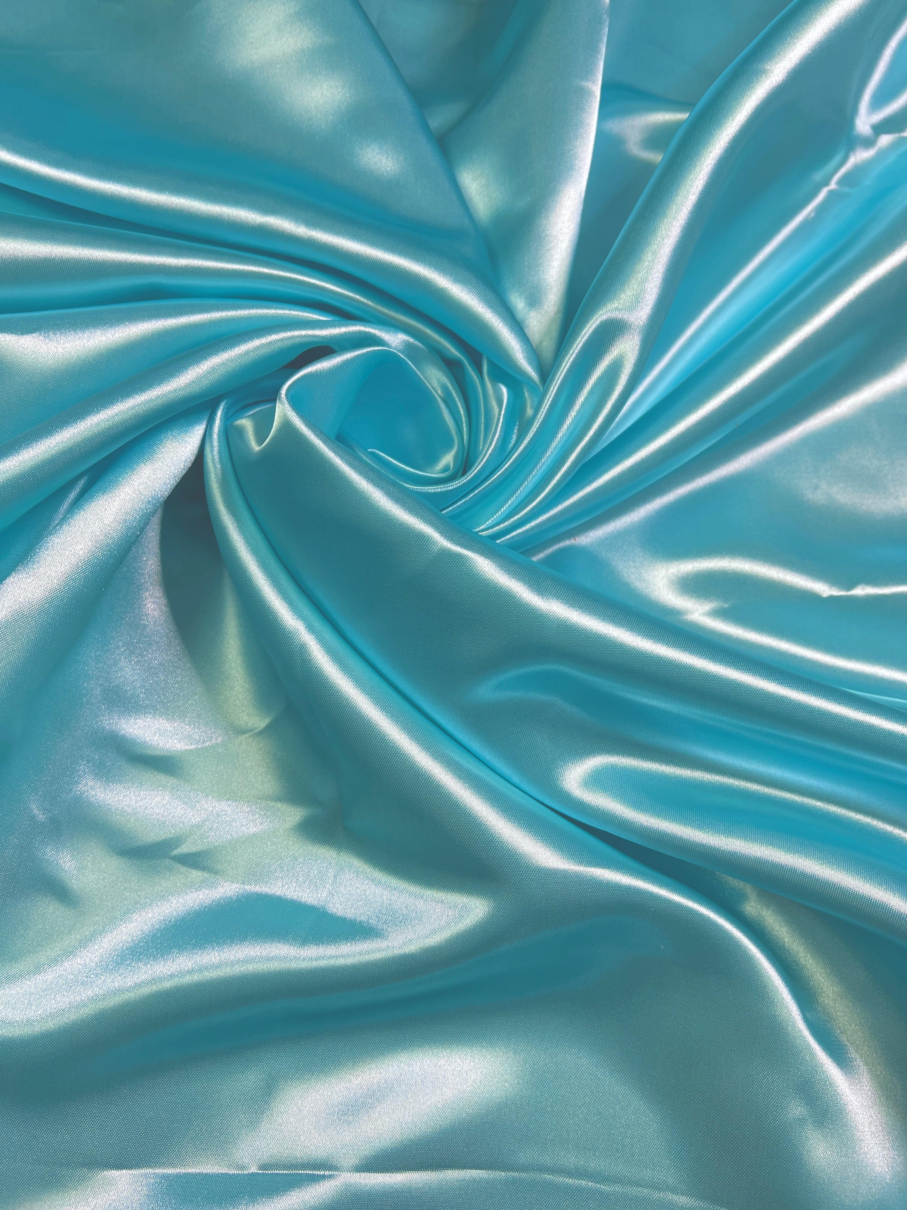 Baby Blue Duchesse Satin