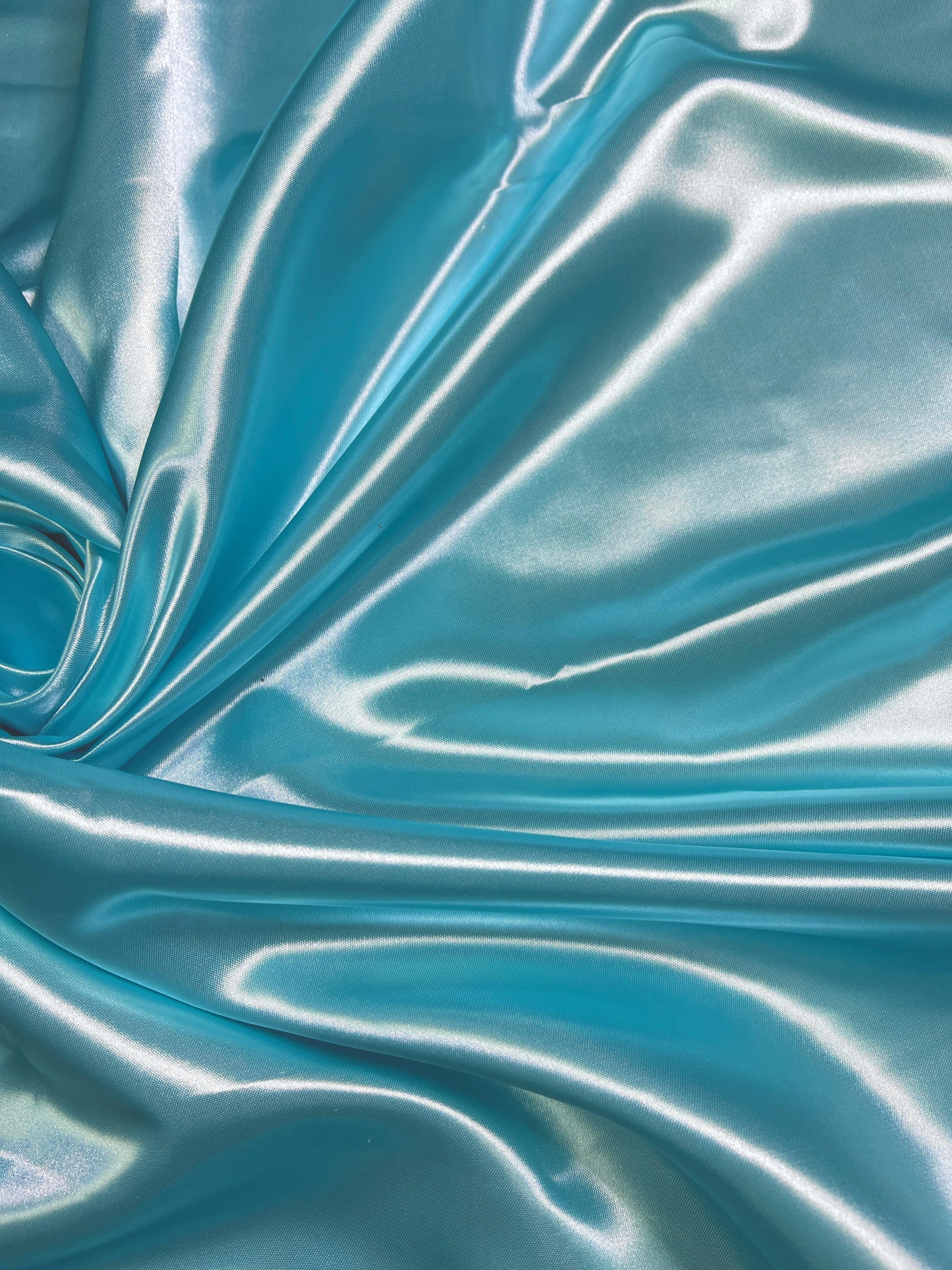 Baby Blue Duchesse Satin