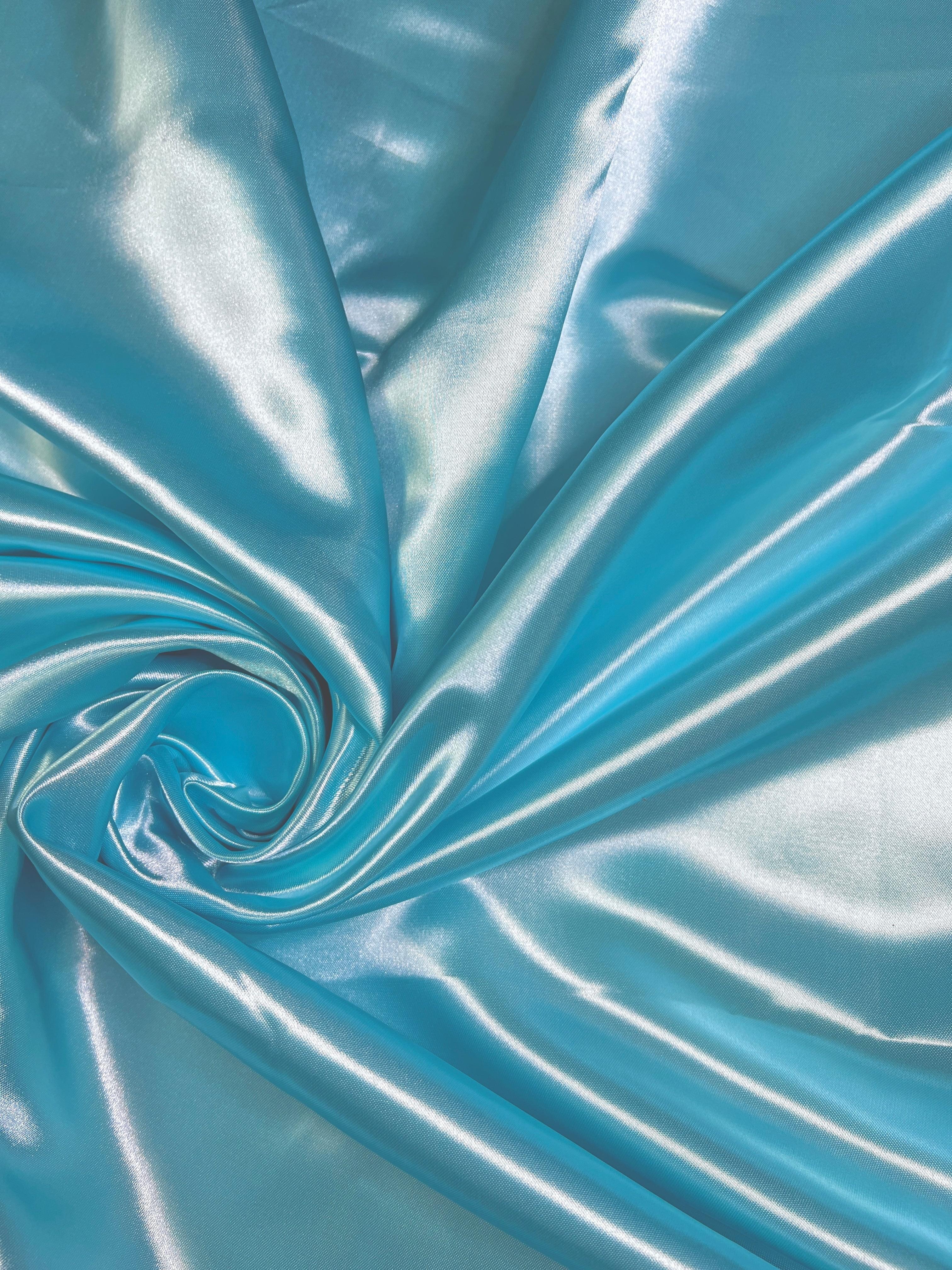 Baby Blue Duchesse Satin