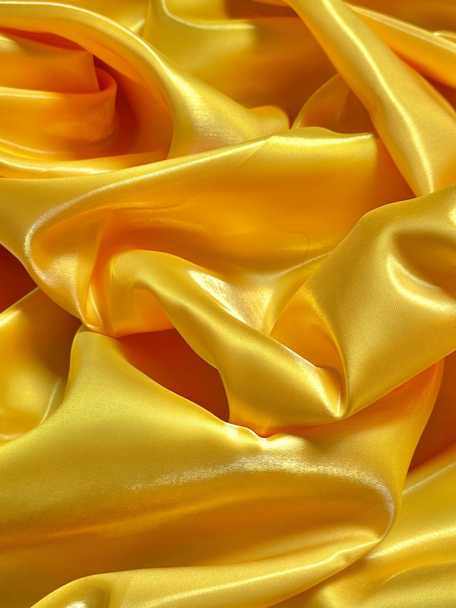 Yellow Liquid Bridal Satin, Luxury Silky Satin, Liquid Bridal Satin, Silky Satin, Premium Stretch Bridal Satin, Satin for Bride, Satin for Women, Satin in Low Price, Cheap Satin, Satin on Sale
