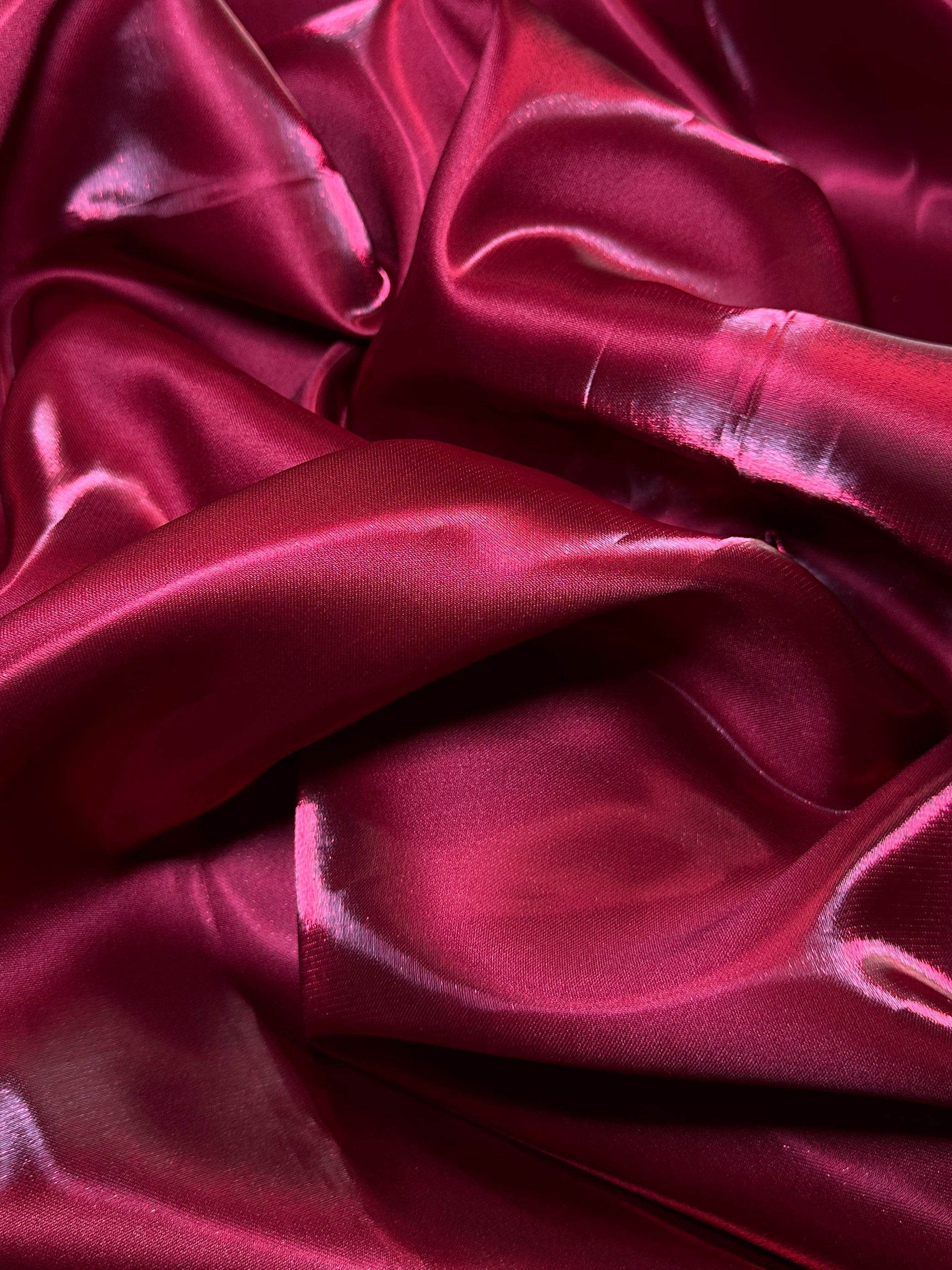 Burgundy Liquid Bridal Satin, Luxury Silky Satin, Liquid Bridal Satin, Silky Satin, Premium Stretch Bridal Satin, Satin for Bride, Satin for Women, Satin in Low Price, Cheap Satin, Satin on Sale