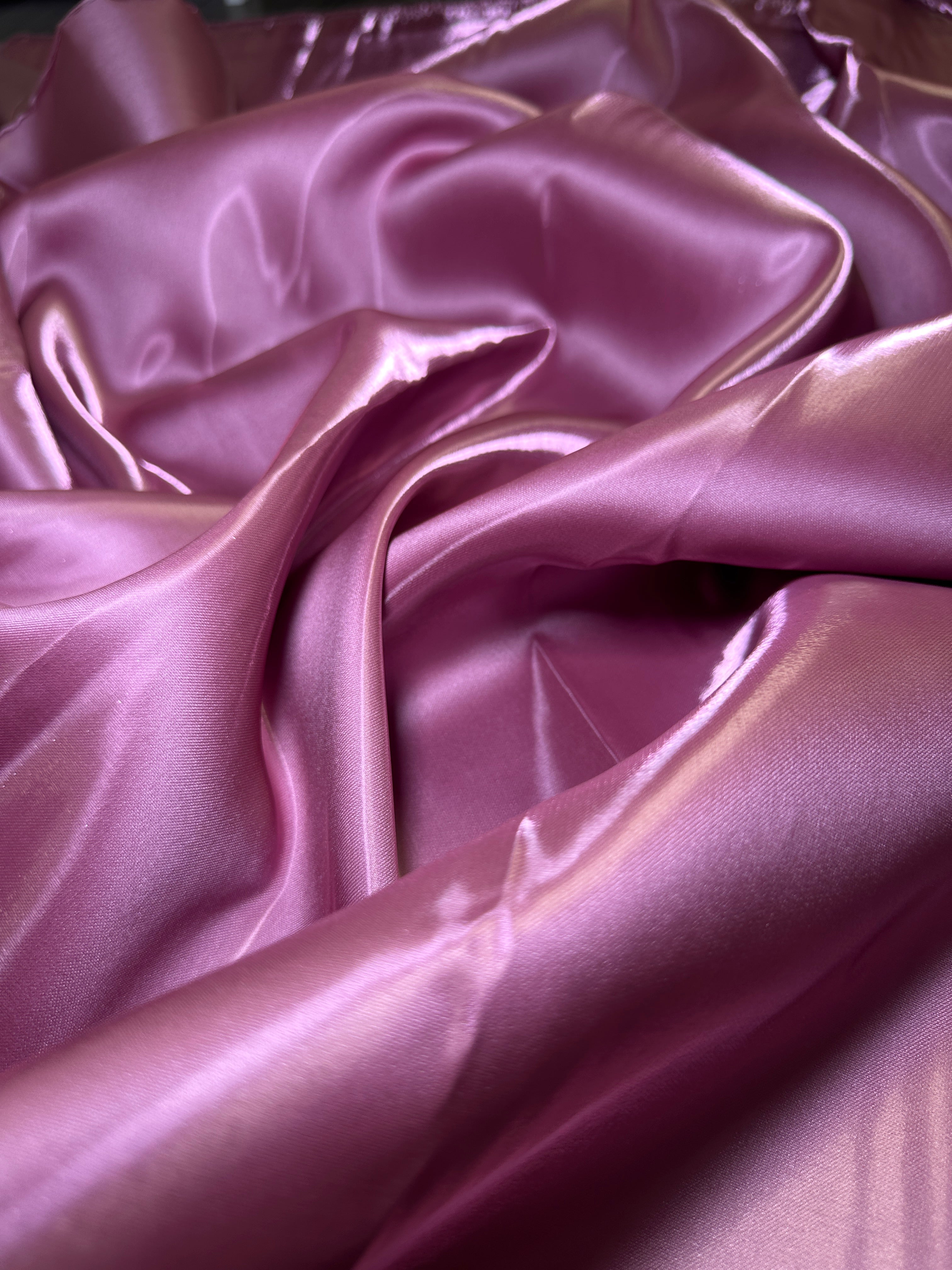 Mauve Liquid Satin, Luxury Silky Satin, Liquid Bridal Satin, Silky Satin, Premium Stretch Bridal Satin, Satin for Bride, Satin for Women, Satin in Low Price, Cheap Satin, Satin on Sale