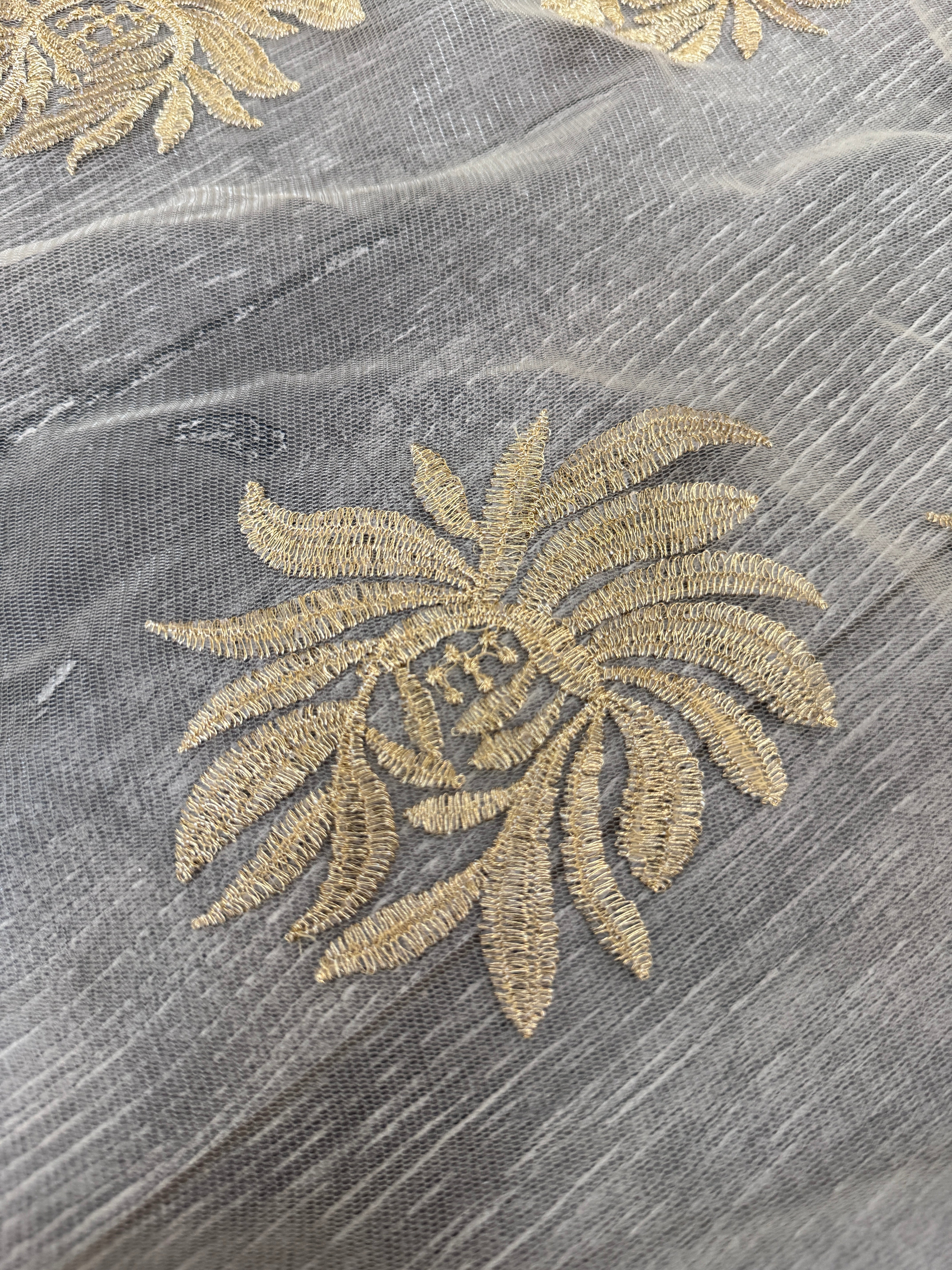 Gold Scalloped Floral Embroidered Lace, dark gold Scalloped Floral Embroidered Lace, light gold Scalloped Floral Embroidered Lace, Scalloped Floral Embroidered Lace for woman,Scalloped Floral Embroidered Lace for bride, Scalloped Floral Embroidered Lace on discount