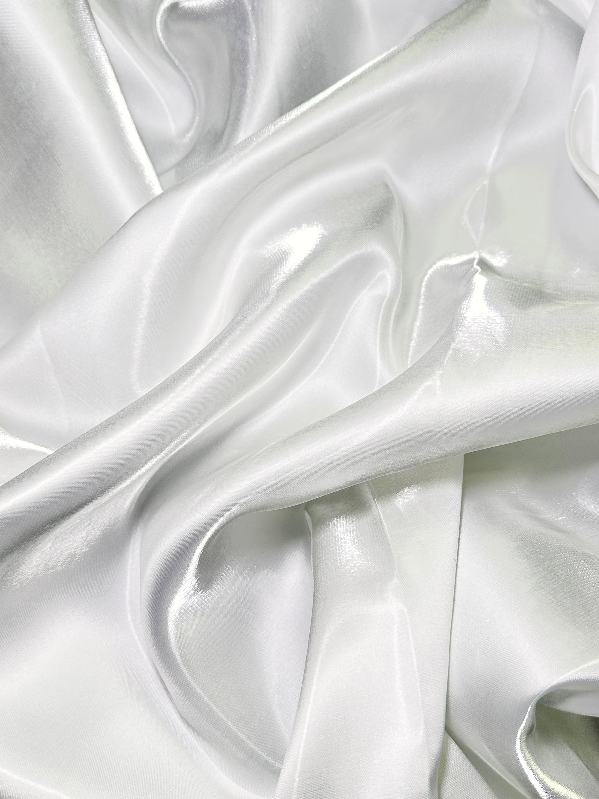 Ivory Liquid Bridal Satin, Fabric Store, Sewing Store, Cheap Fabric Store, Kiki Textiles, Textile by the Yard