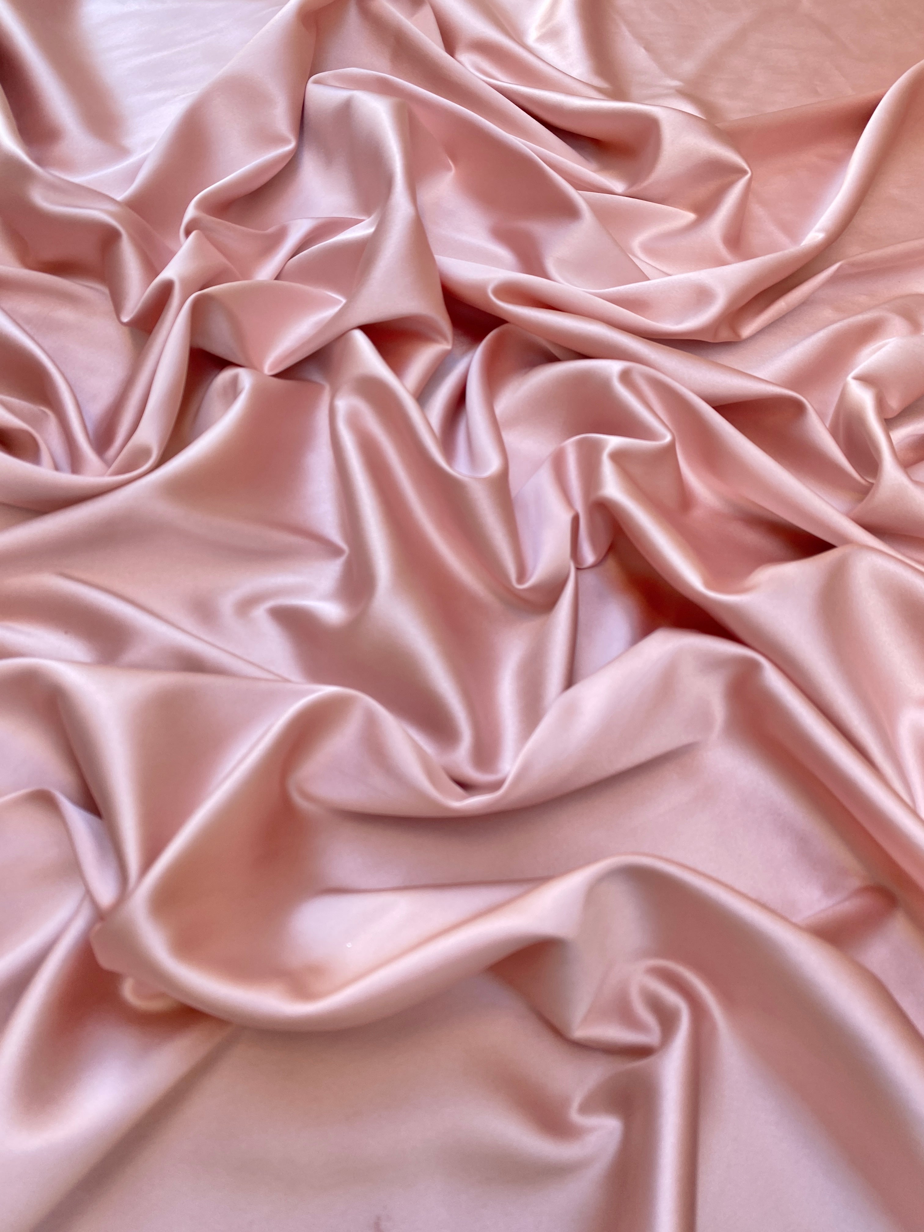 blush stretch crepe back satin, pink stretch crepe back satin, rose pink stretch crepe back satin, premium stretch crepe back satin, satin for bride, satin for woman, satin in low price, cheap satin, satin on sale