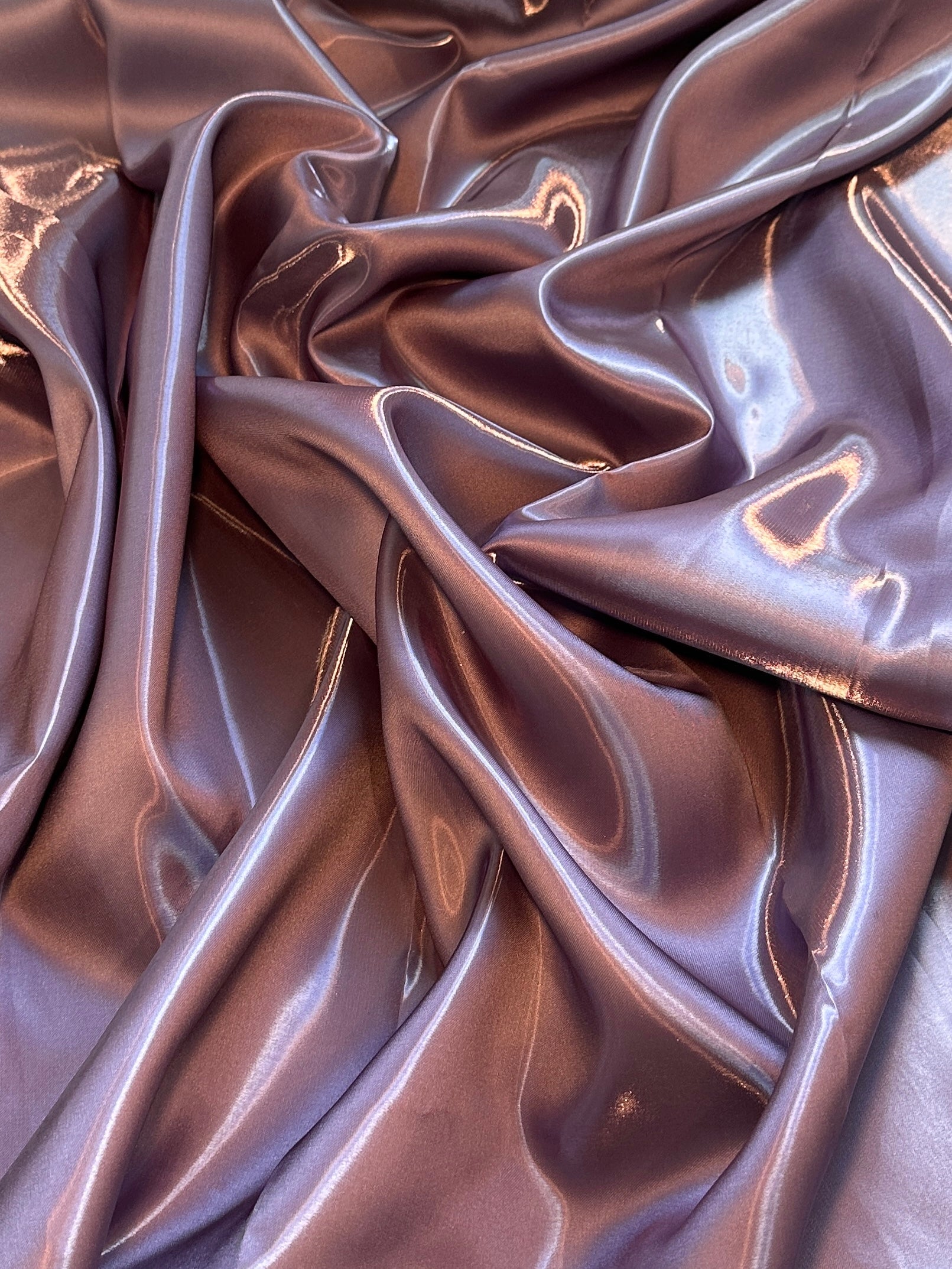 Eggplant Liquid Bridal Satin, Luxury Silky Satin, Liquid Bridal Satin, Silky Satin, Premium Stretch Bridal Satin, Satin for Bride, Satin for Women, Satin in Low Price, Cheap Satin, Satin on Sale