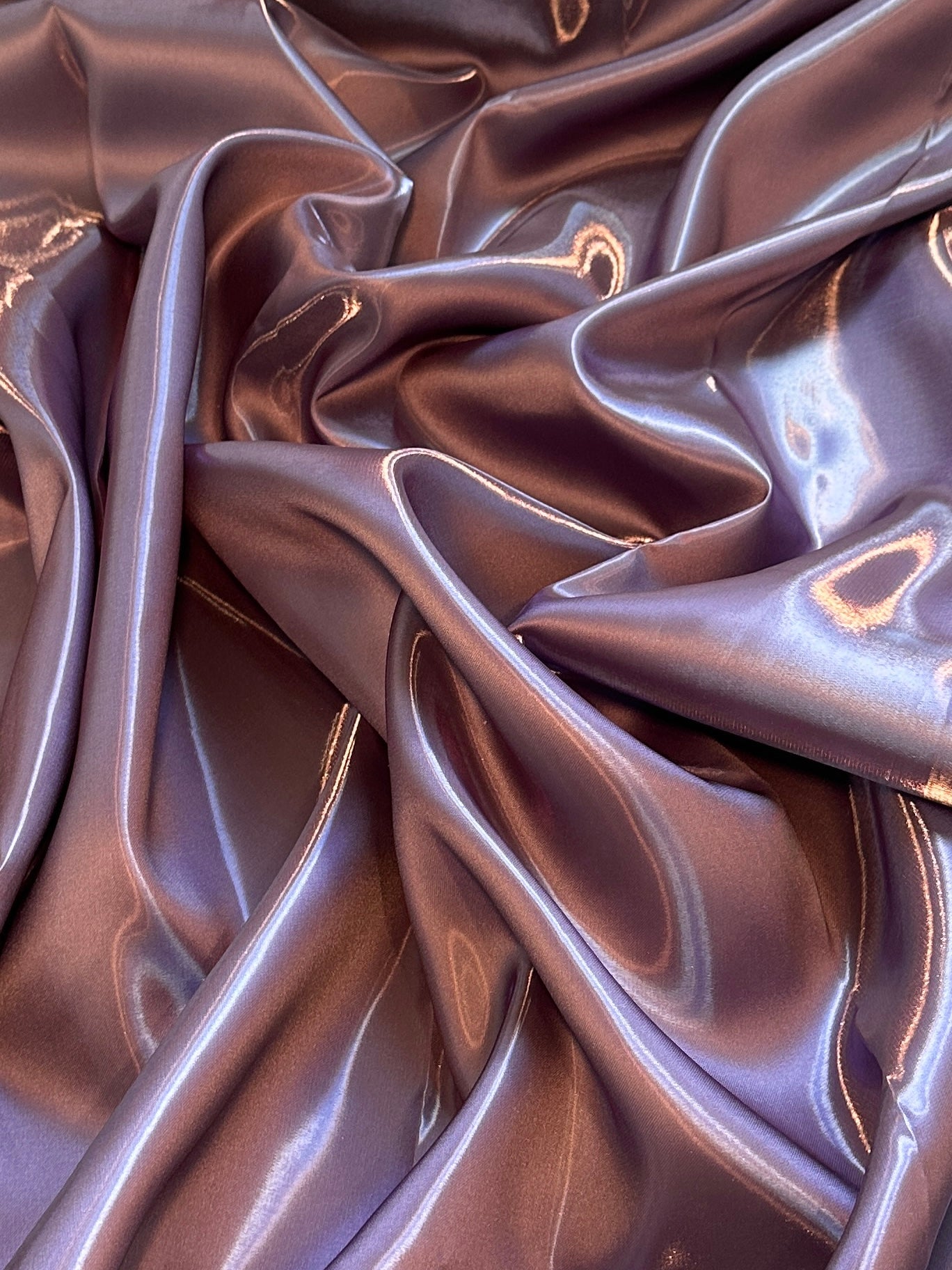 Eggplant Liquid Bridal Satin, Luxury Silky Satin, Liquid Bridal Satin, Silky Satin, Premium Stretch Bridal Satin, Satin for Bride, Satin for Women, Satin in Low Price, Cheap Satin, Satin on Sale