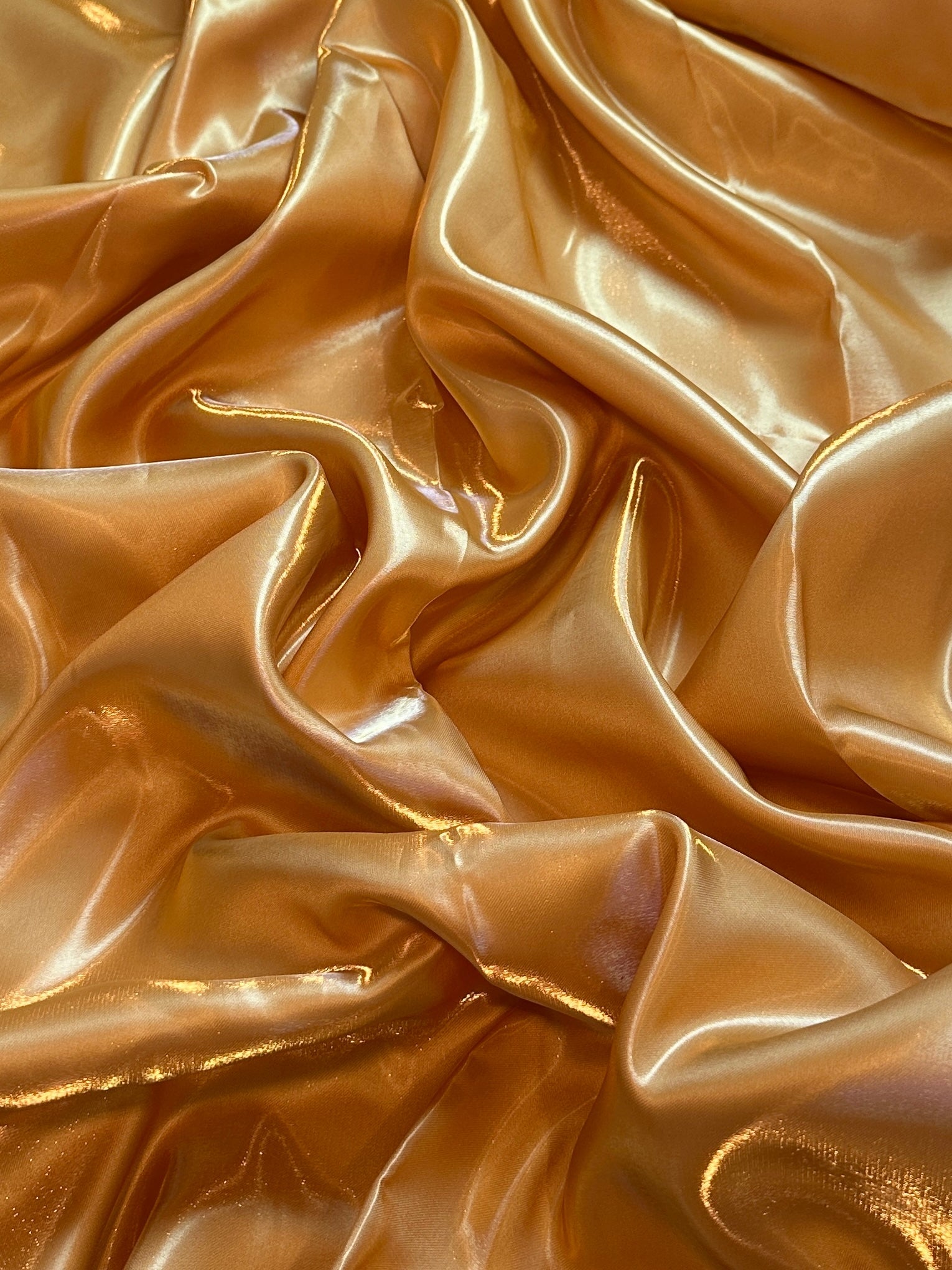 Deep Gold Liquid Bridal Satin, Luxury Silky Satin, Liquid Bridal Satin, Silky Satin, Premium Stretch Bridal Satin, Satin for Bride, Satin for Women, Satin in Low Price, Cheap Satin, Satin on Sale