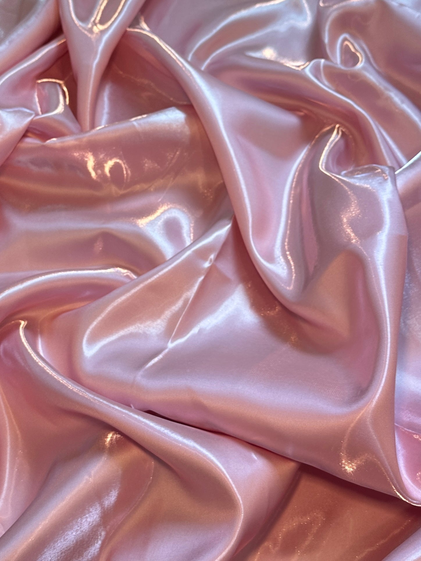 Baby Pink Liquid Bridal Satin, Fabric Store, Sewing Store, Cheap Fabric Store, Kiki Textiles, Textile by the Yard