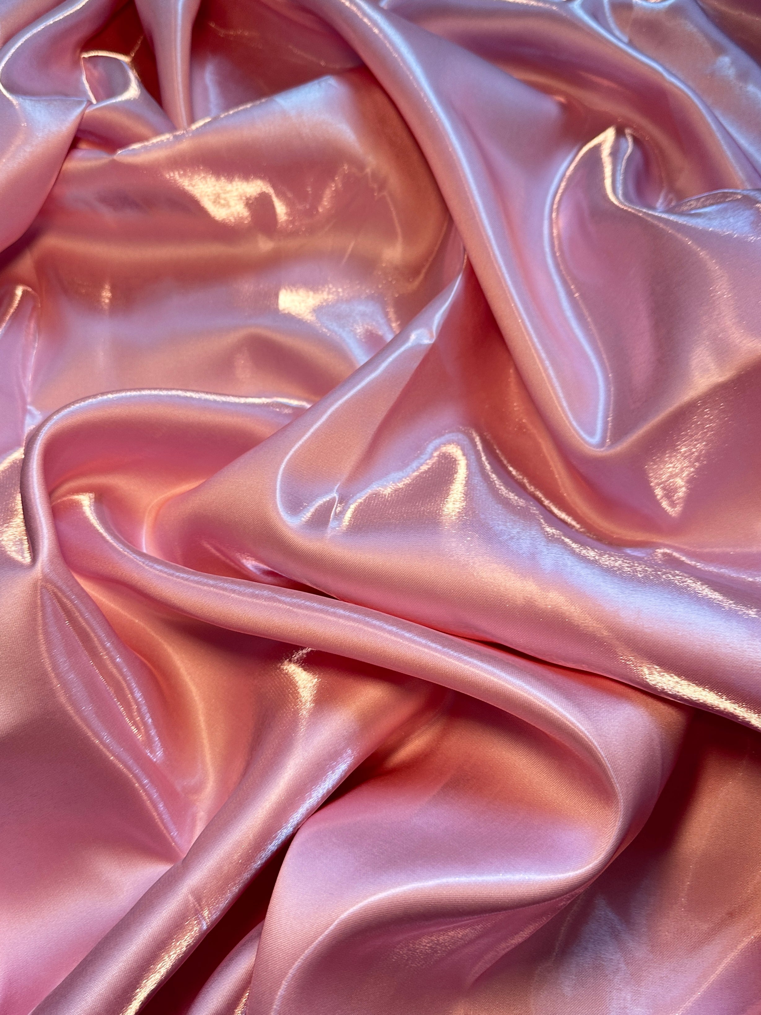 Baby Pink Liquid Bridal Satin, Fabric Store, Sewing Store, Cheap Fabric Store, Kiki Textiles, Textile by the Yard