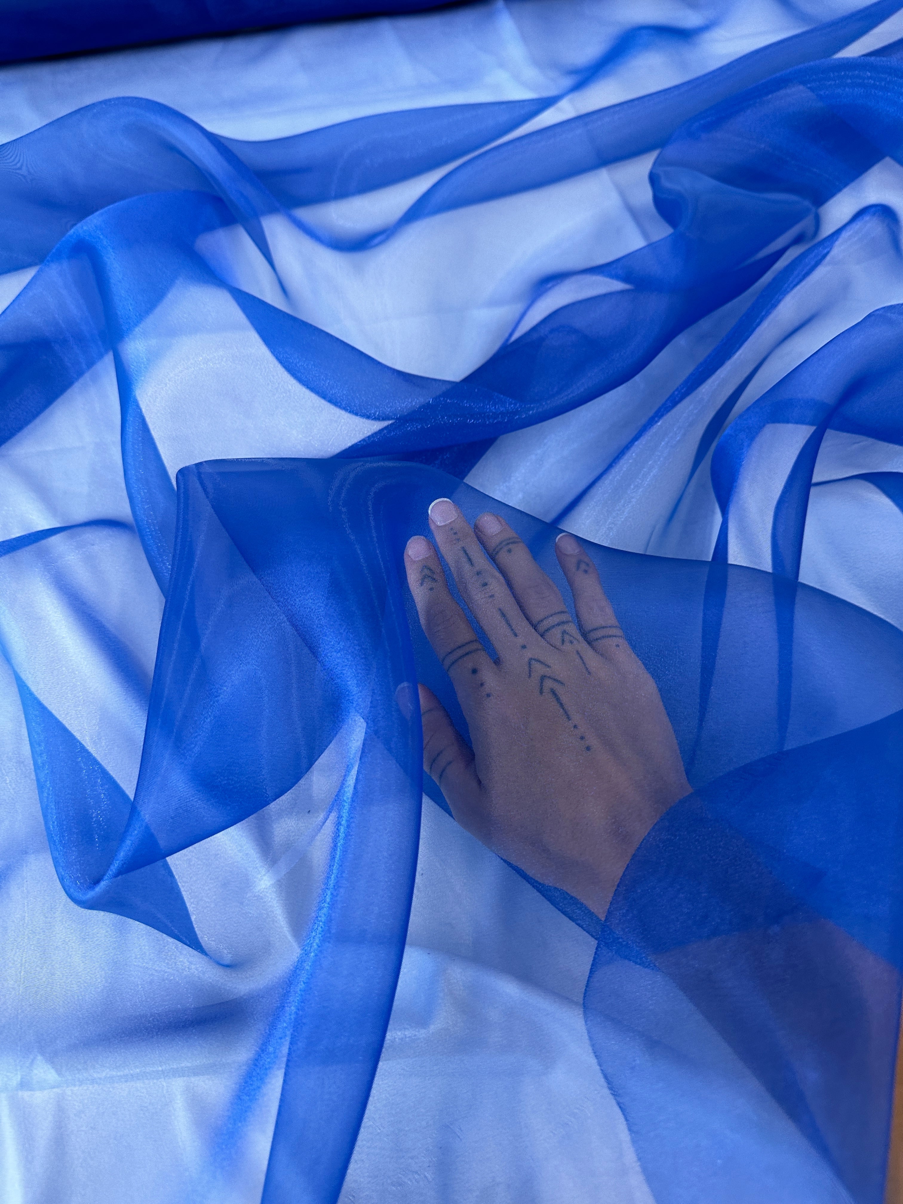 royal blue crystal chiffon, light blue crystal chiffon, baby blue crystal chiffon, dark blue crystal chiffon, crystal chiffon for woman, chiffon for bride, premium chiffon, chiffon in low price, chiffon for party wear, chiffon for gown