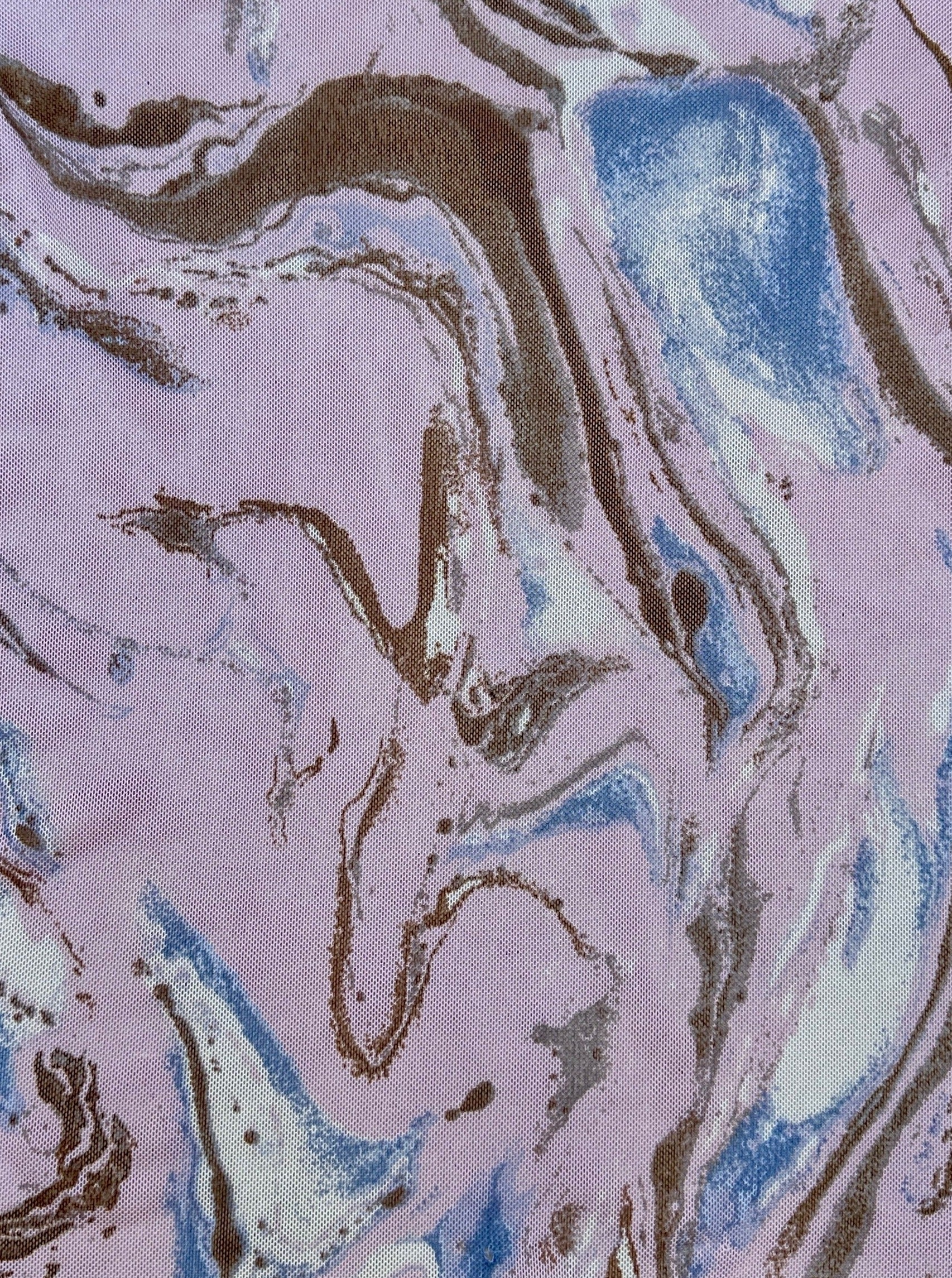 blush pink marble Power Mesh, blush pink Power Mesh Fabric, 4-way Stretch Power Mesh By yard, blush pink marble Print Stretchy Mesh Nylon/Spandex 4 way stretch, power mesh for woman, power mesh for party wear, mesh on sale, mesh on discount