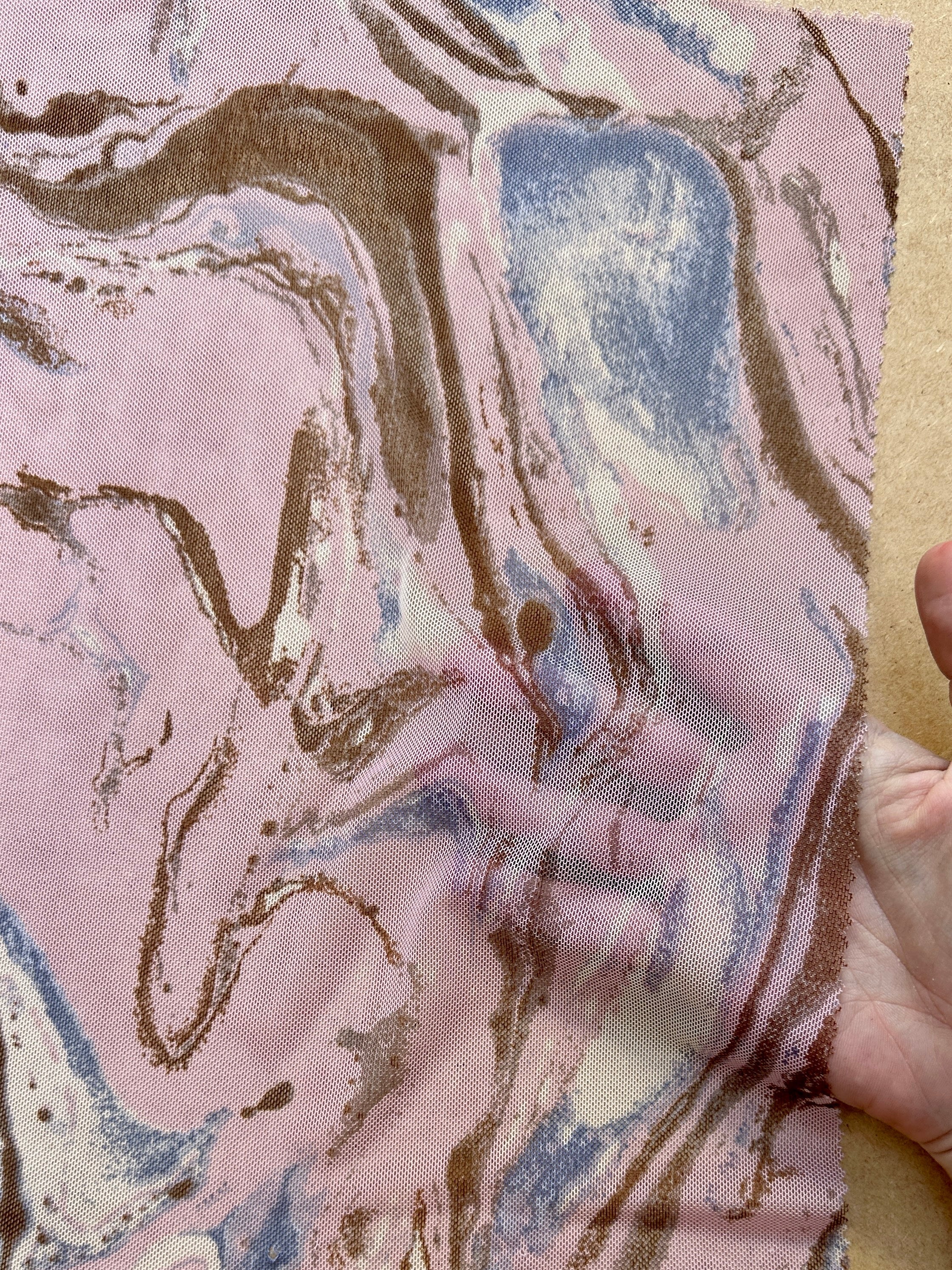 blush pink marble Power Mesh, blush pink Power Mesh Fabric, 4-way Stretch Power Mesh By yard, blush pink marble Print Stretchy Mesh Nylon/Spandex 4 way stretch, power mesh for woman, power mesh for party wear, mesh on sale, mesh on discount