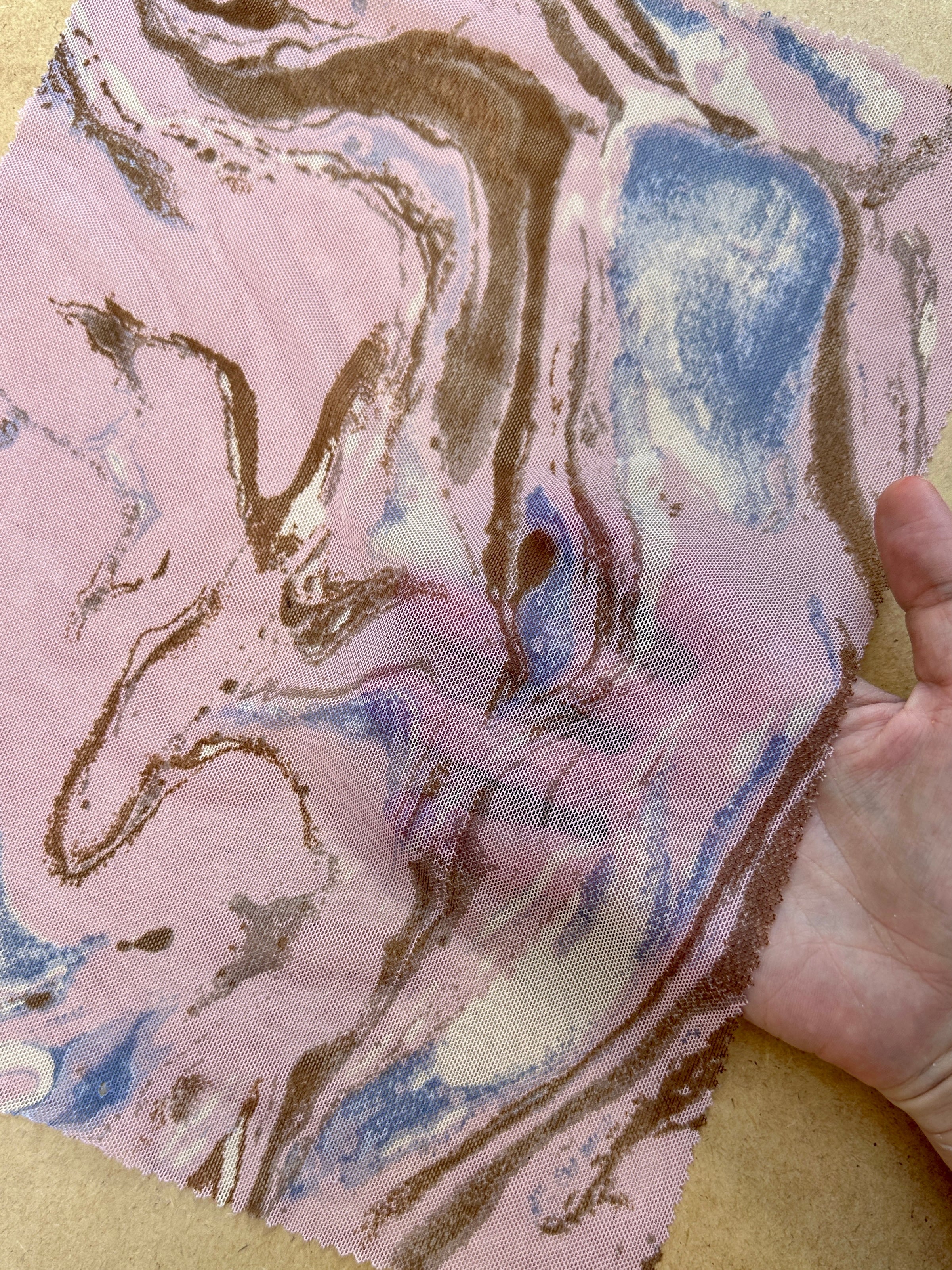 blush pink marble Power Mesh, blush pink Power Mesh Fabric, 4-way Stretch Power Mesh By yard, blush pink marble Print Stretchy Mesh Nylon/Spandex 4 way stretch, power mesh for woman, power mesh for party wear, mesh on sale, mesh on discount