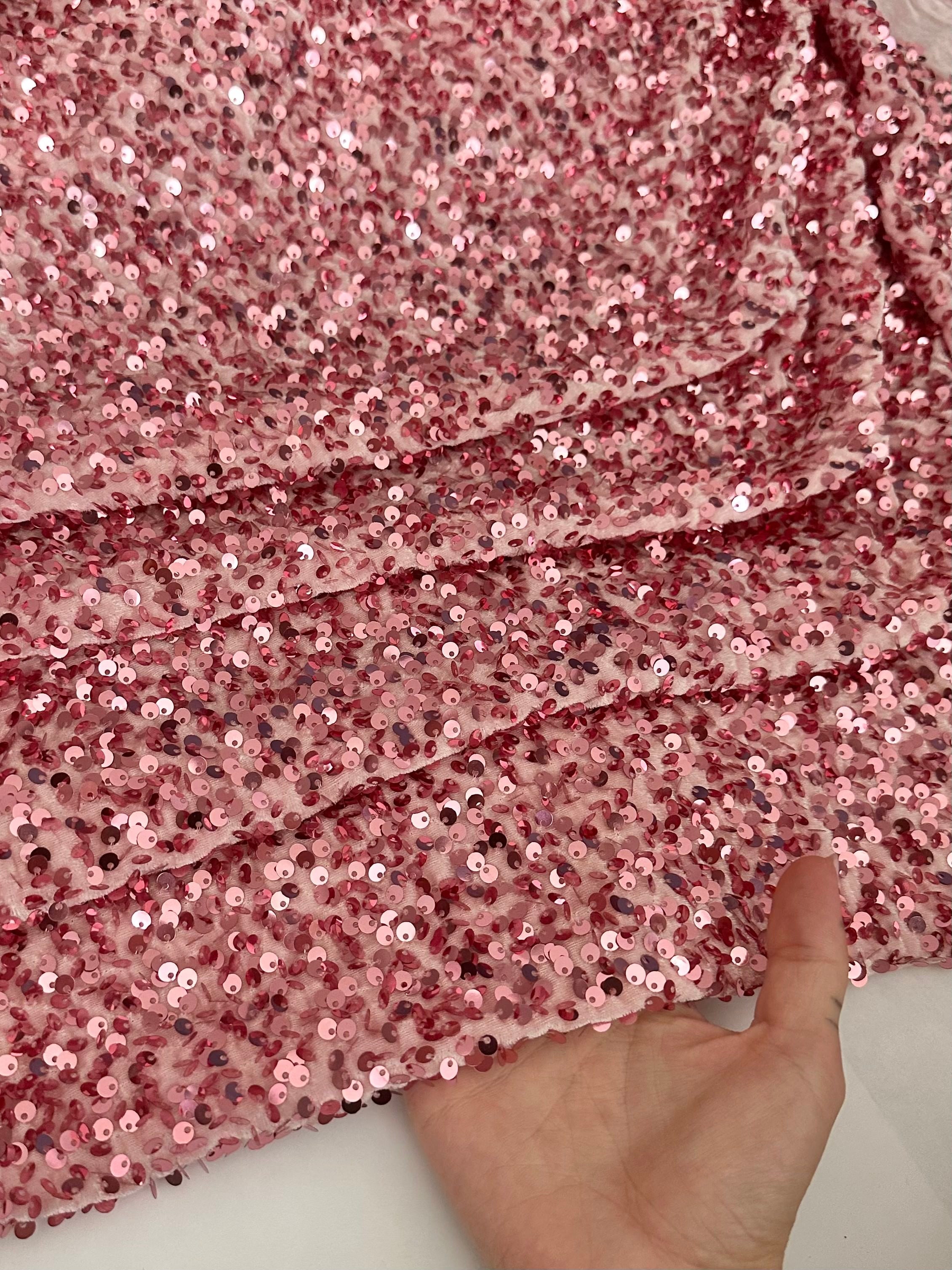 blush sequin on velvet, pink sequin on velvet, light pink sequin on velvet, dark pink sequin on velvet, rose pink sequin on velvet, sequin on velvet for woman, sequin on velvet for bride, premium sequin on velvet, sequin on velvet on discount, sequin on velvet on sale, buy sequin on velvet online