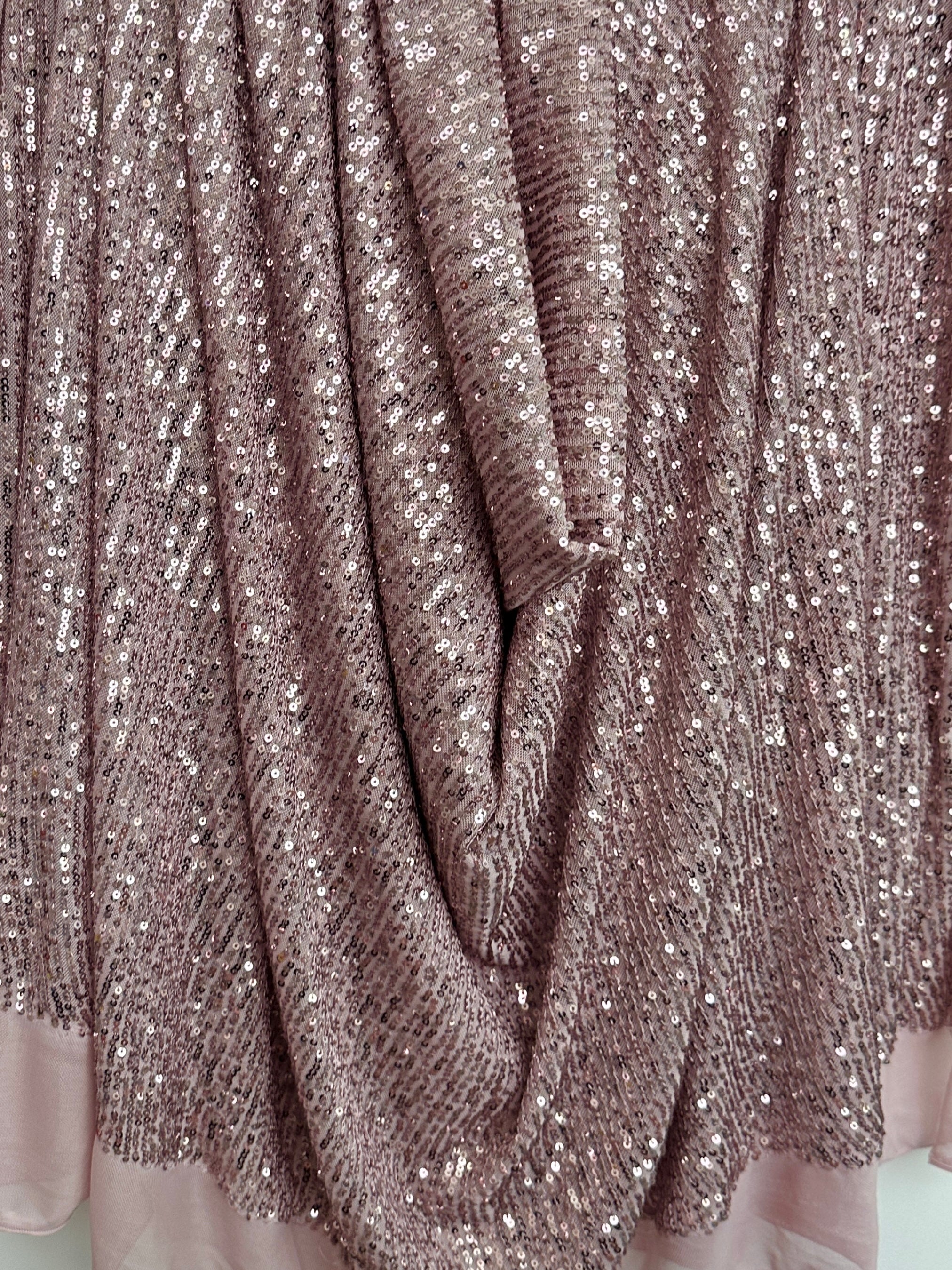 mavue super stretch sequin on mesh, purple sequin on mesh, light purple sequin on mesh, sequin on mesh for woman, sequin on mesh for bride, sequin on mesh on discount, sequin on mesh on sale, premium sequin on mesh, kiki textile sequin on mesh, sequin on mesh for party wear
